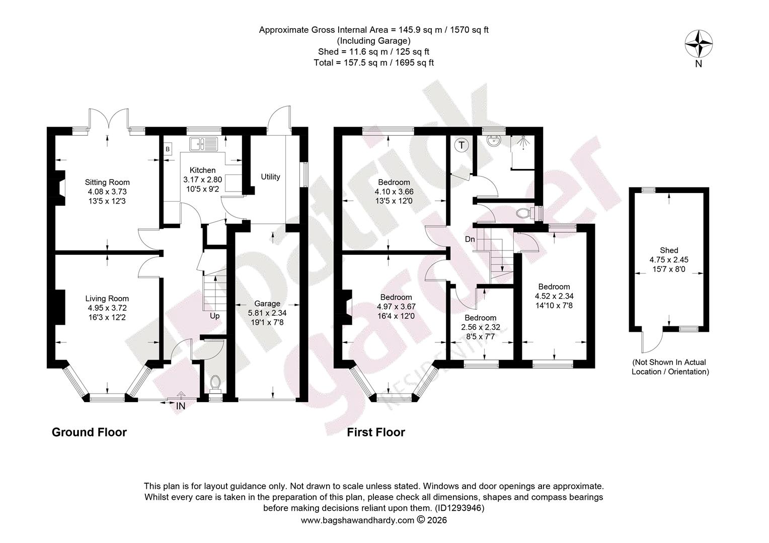 128, Craddocks Avenue, Ashtead floorplan