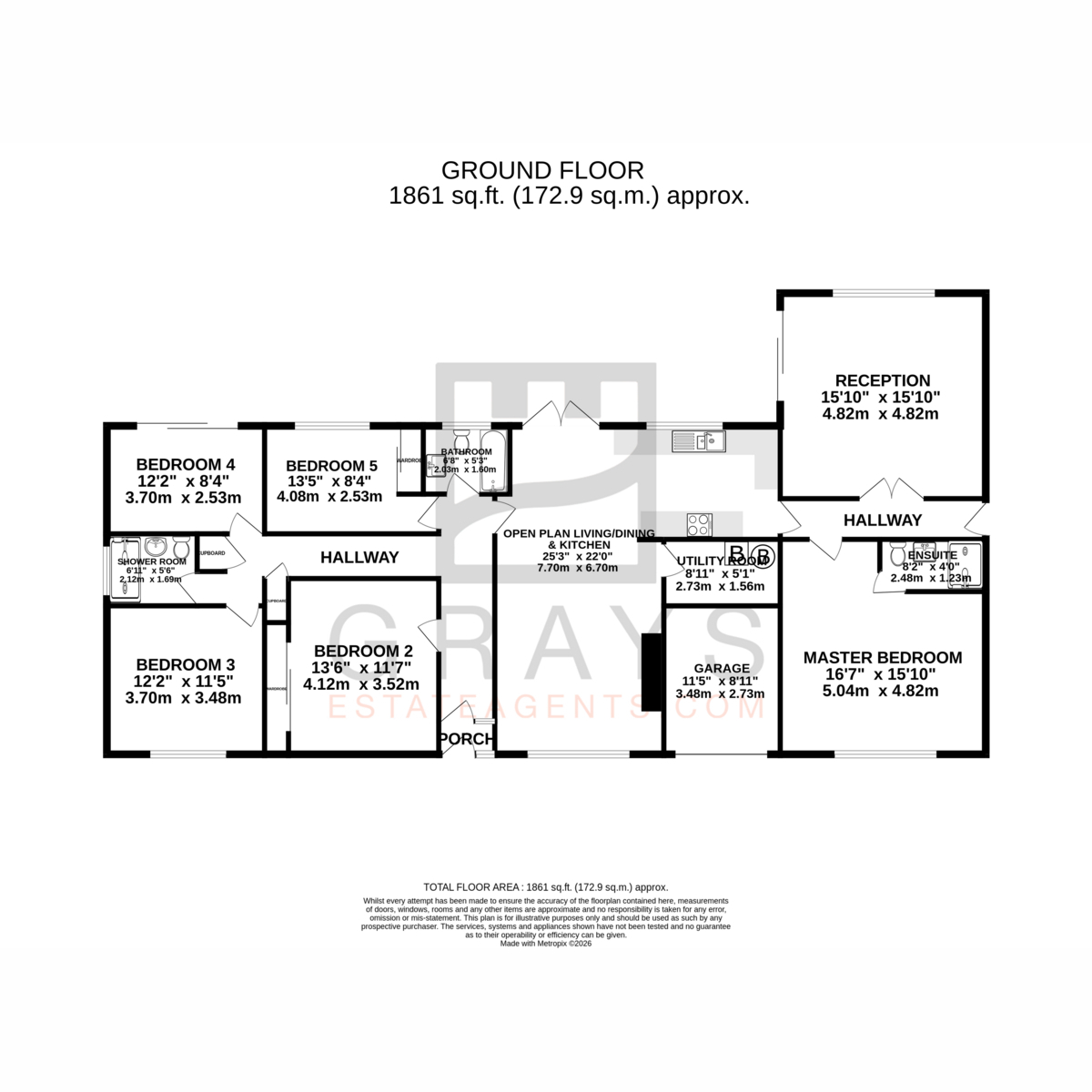 31, Highfield Crescent, Isle Of Man floorplan