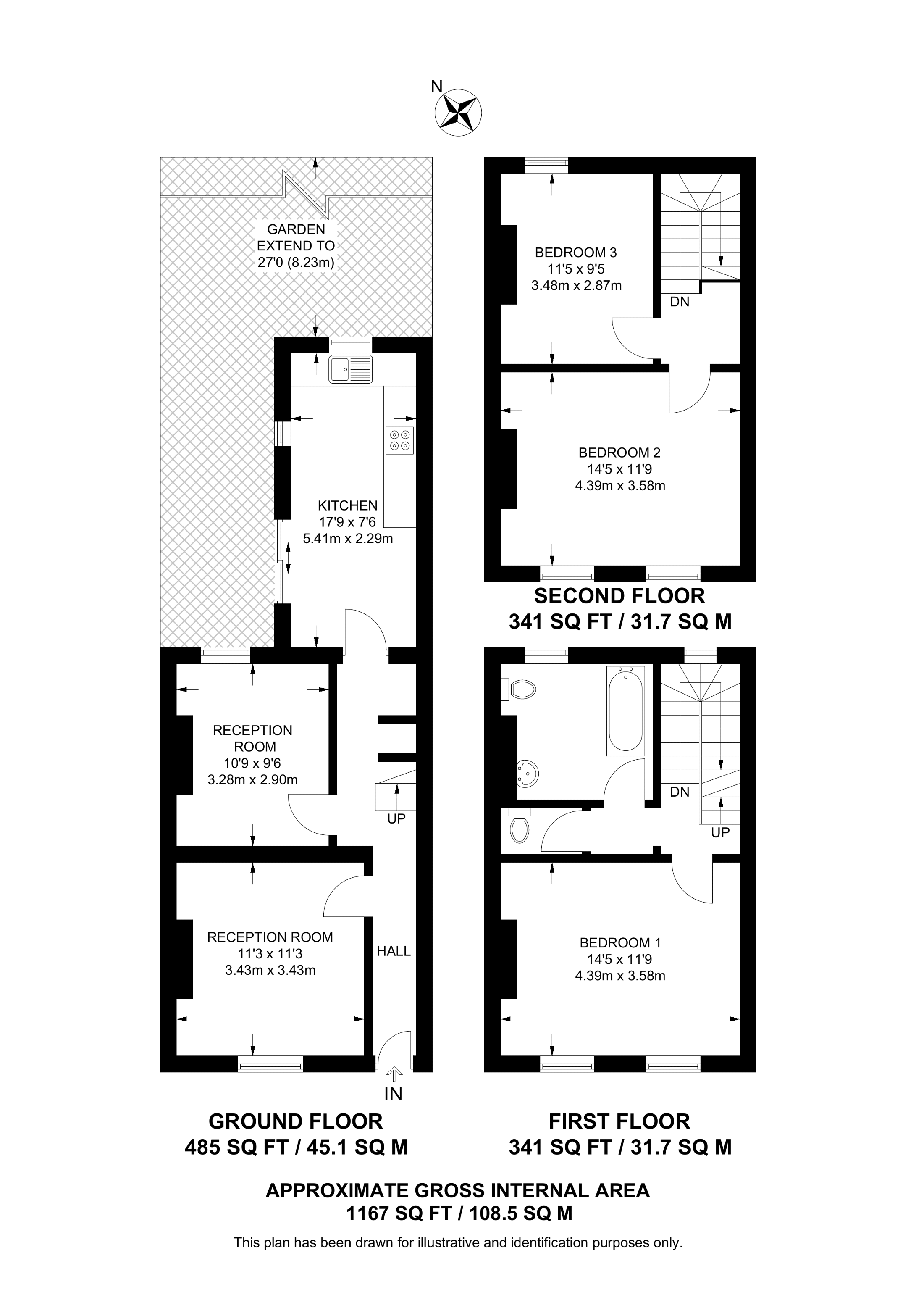 Grafton Road, Kentish Town floorplan