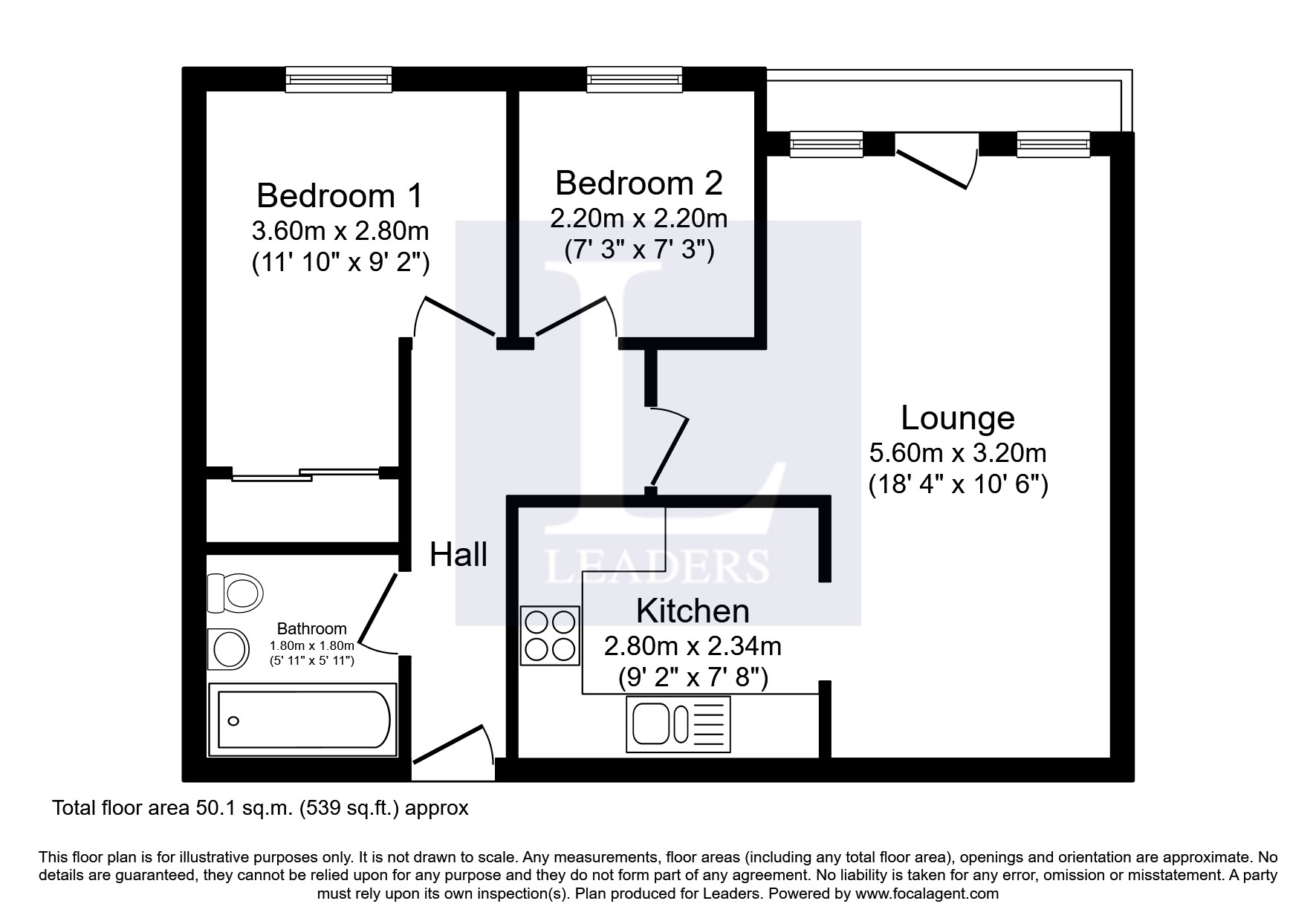 Apartment 51 The Academy, Holly Street, Bedfordshire floorplan