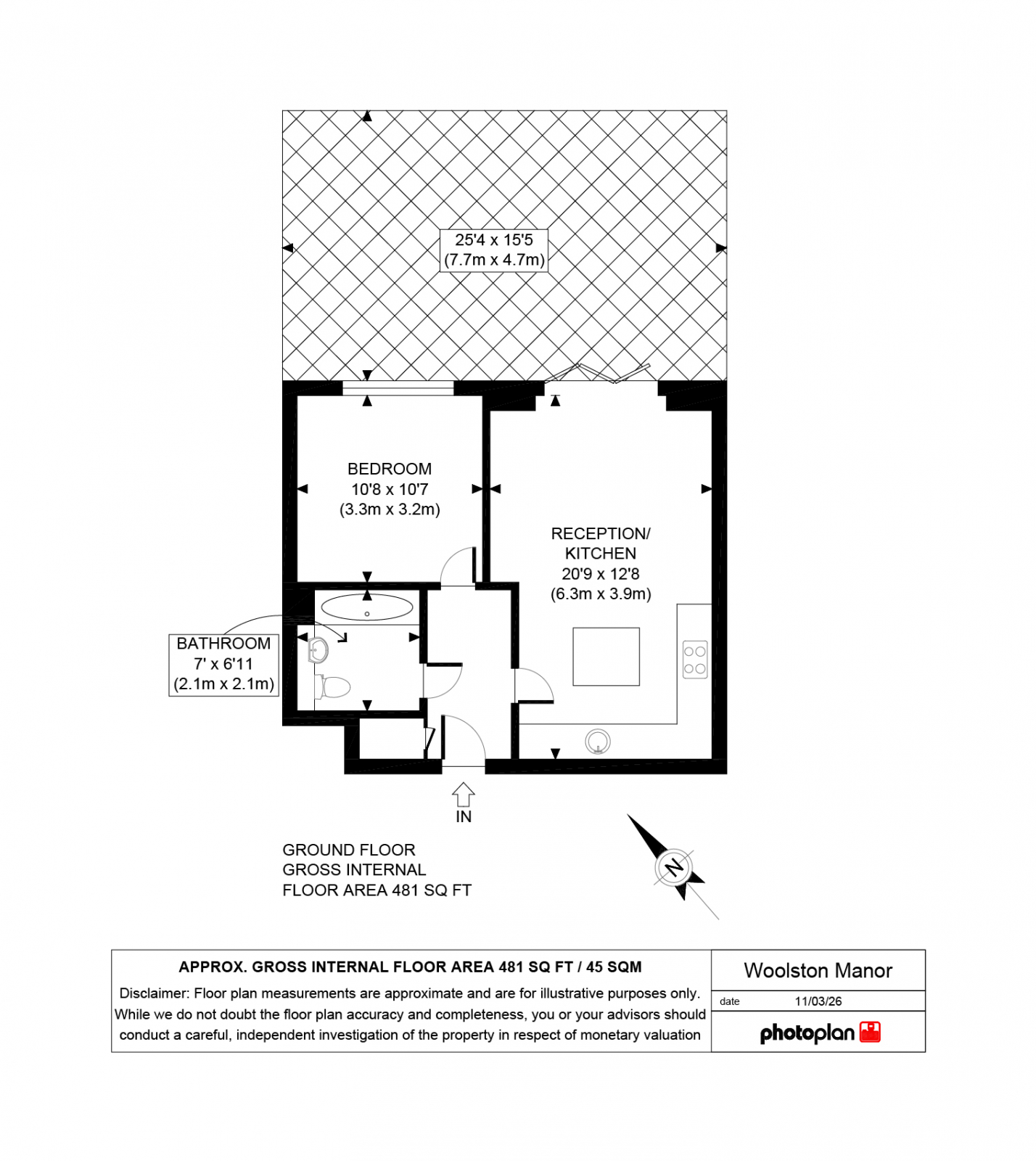 3 Woolston Manor, Abridge Road, Chigwell floorplan