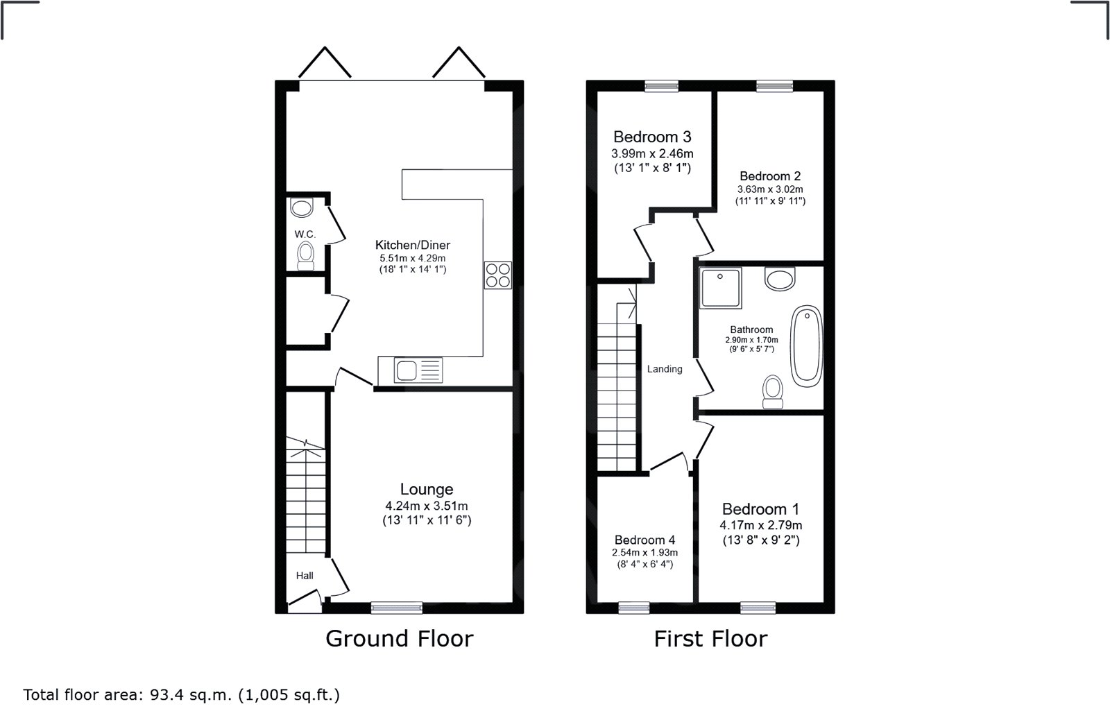 14, Poplar Road, Manchester floorplan