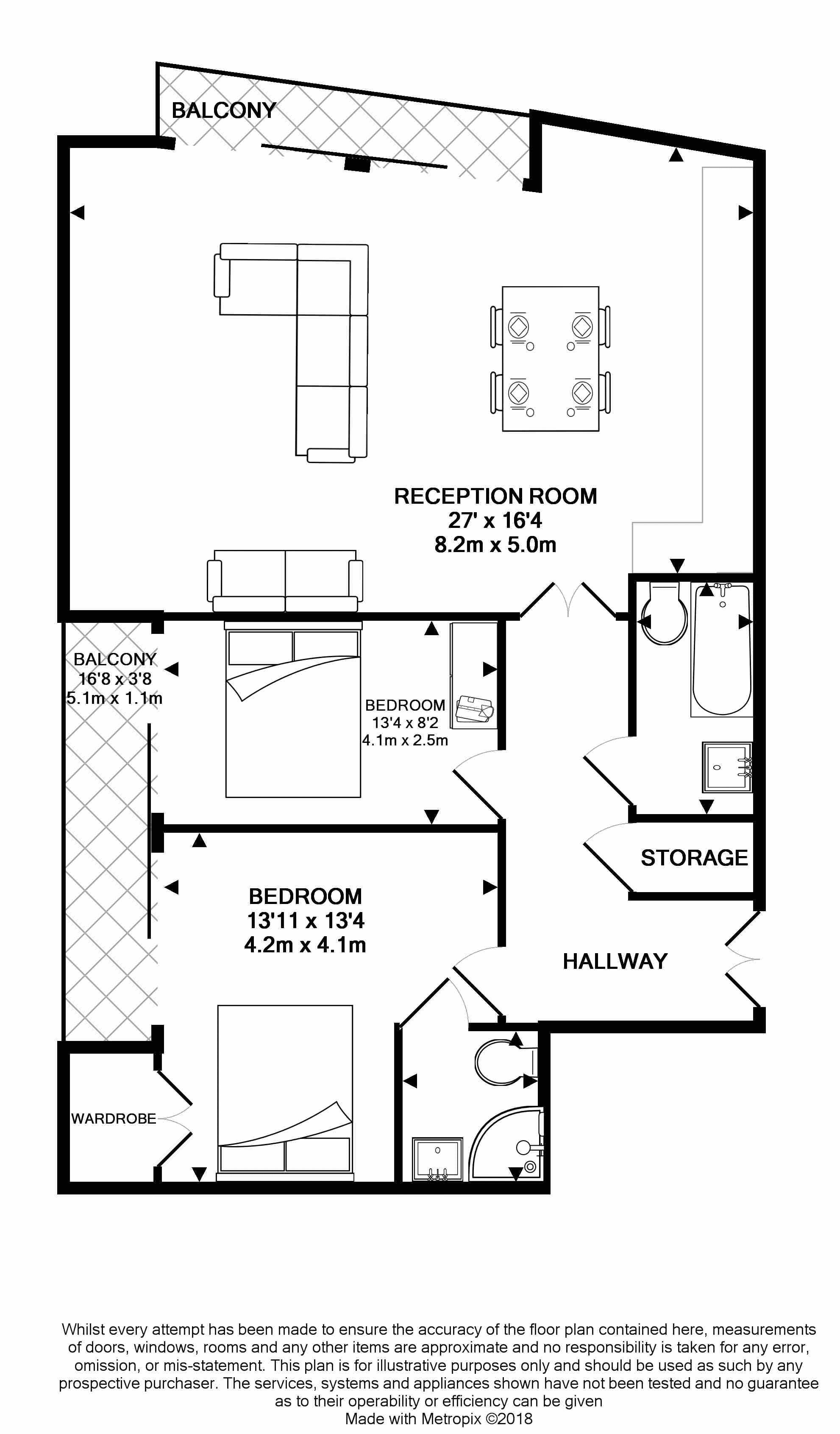 2 Bedrooms Flat to rent in Dereham Place, London EC2A