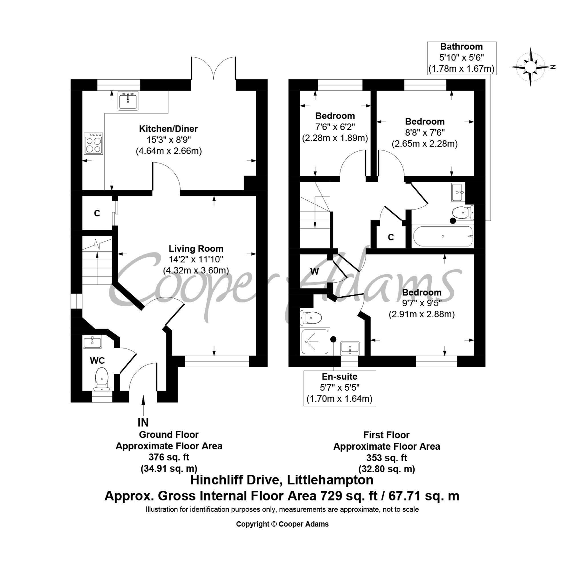 49 Hinchliff Drive, Littlehampton floorplan