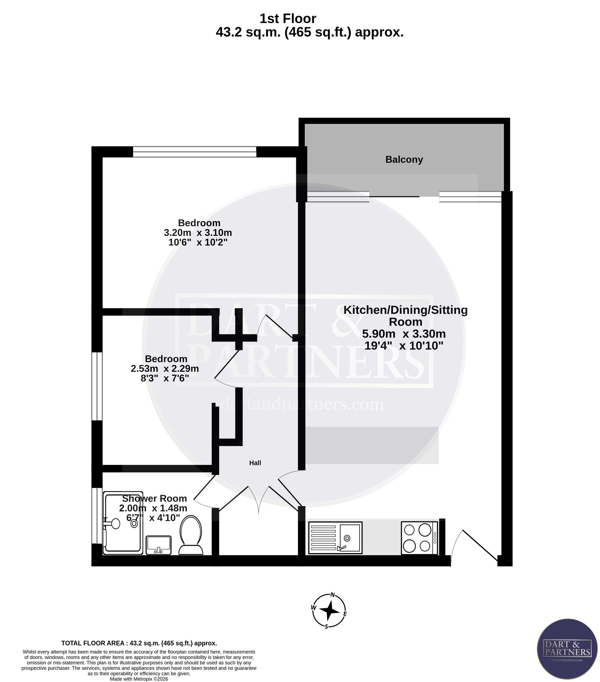 5 Devondale Court, Dawlish floorplan