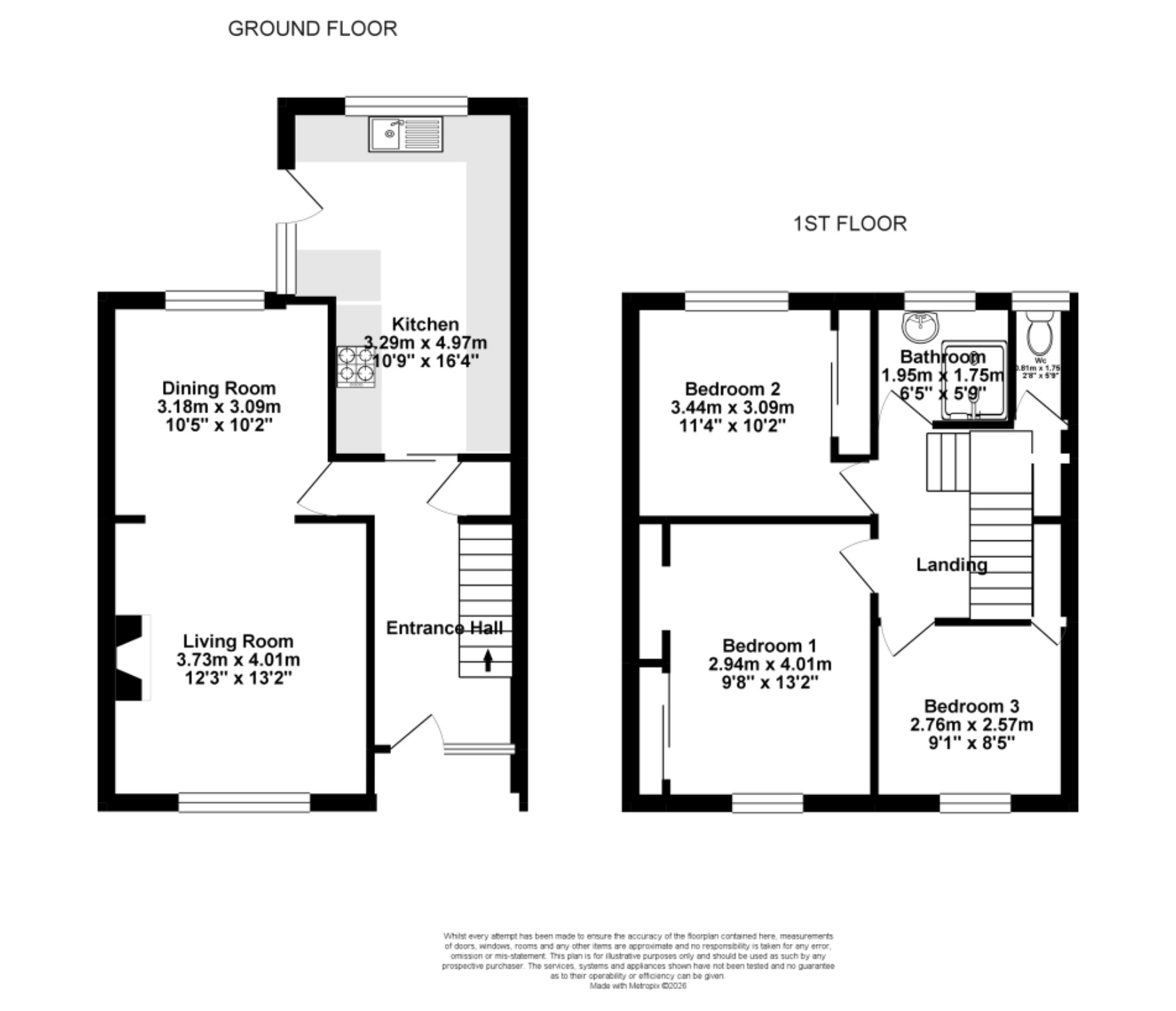 16 Kingston Close, Bristol floorplan