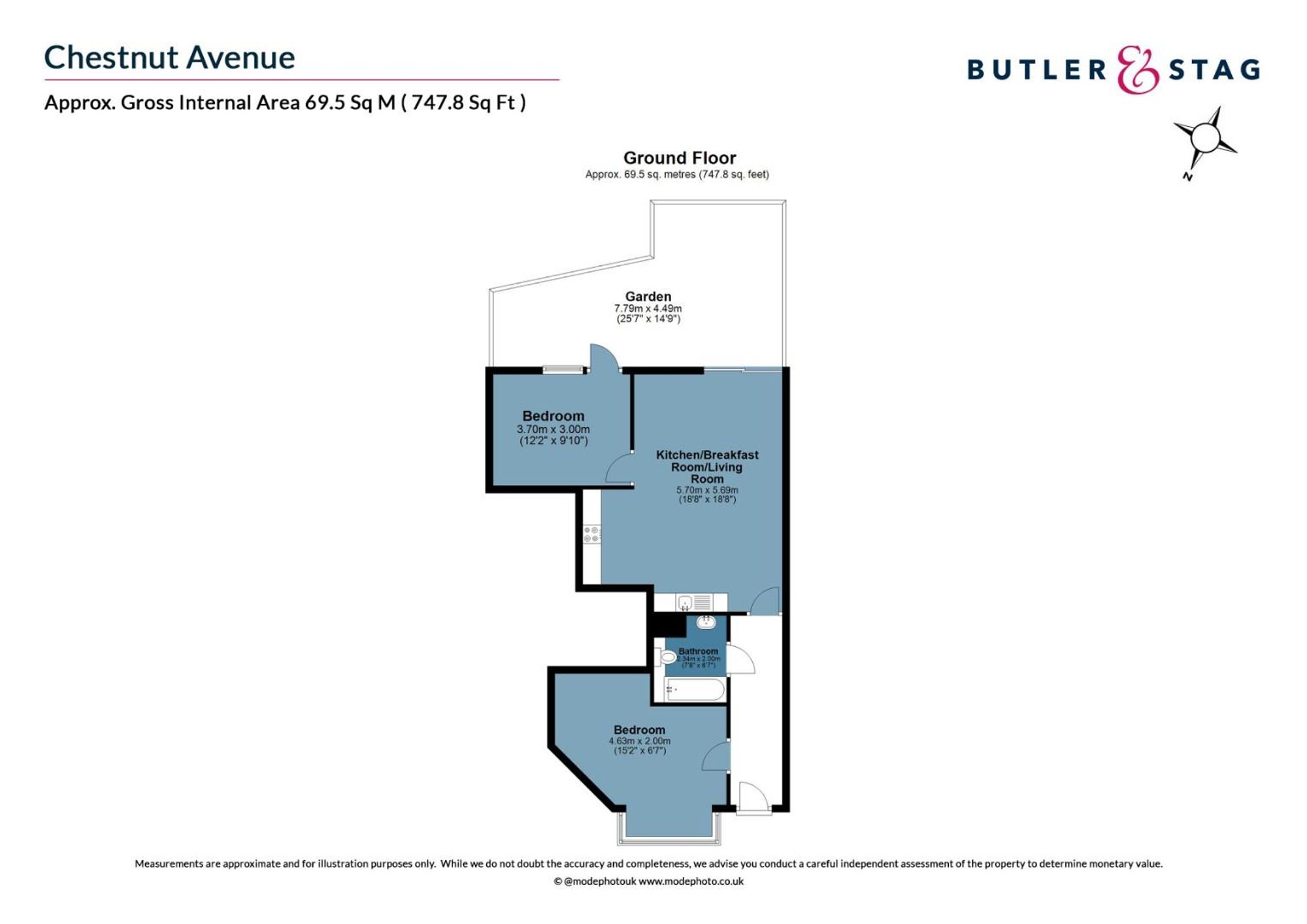 20 Chestnut Avenue, London floorplan