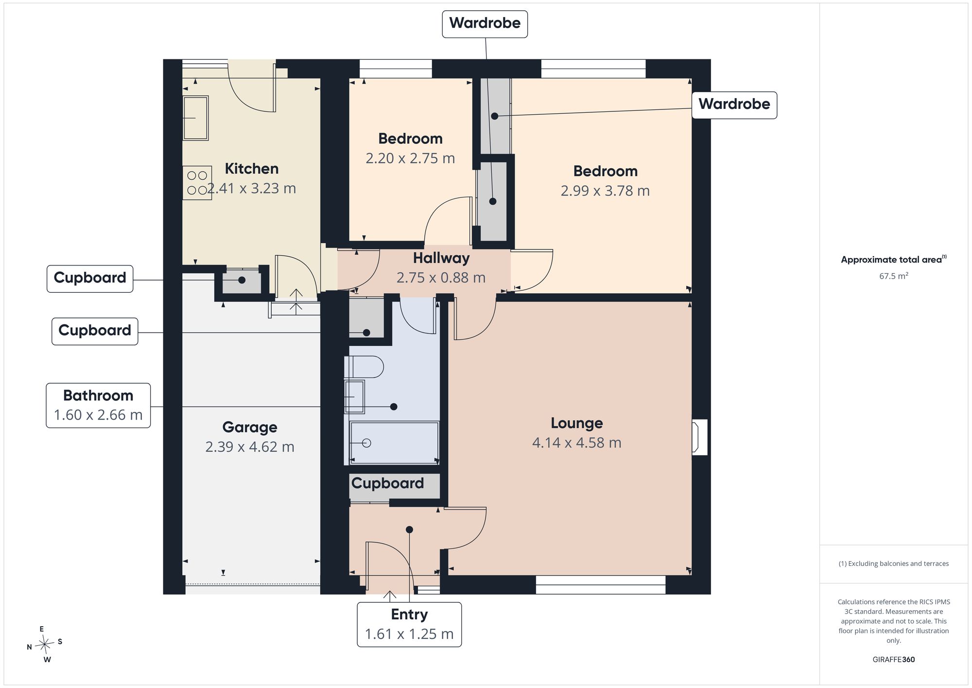 21 Melrose Close, Newcastle Upon Tyne floorplan