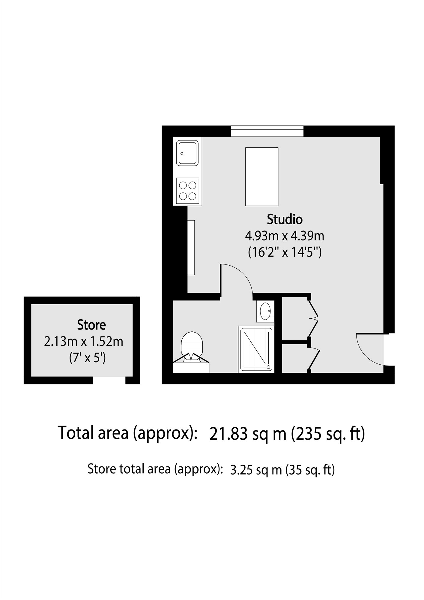 Flat 5, 33, Mapesbury Road, London floorplan