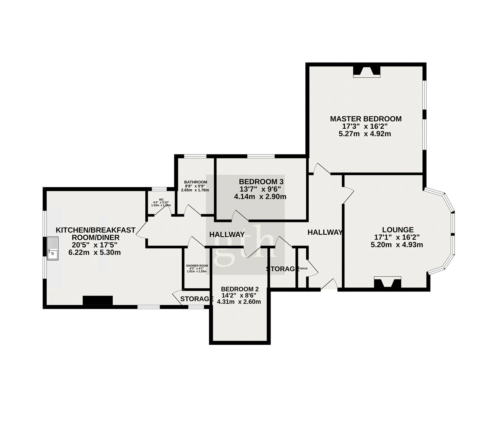 Flat 2, 74, Berrow Road, Somerset floorplan