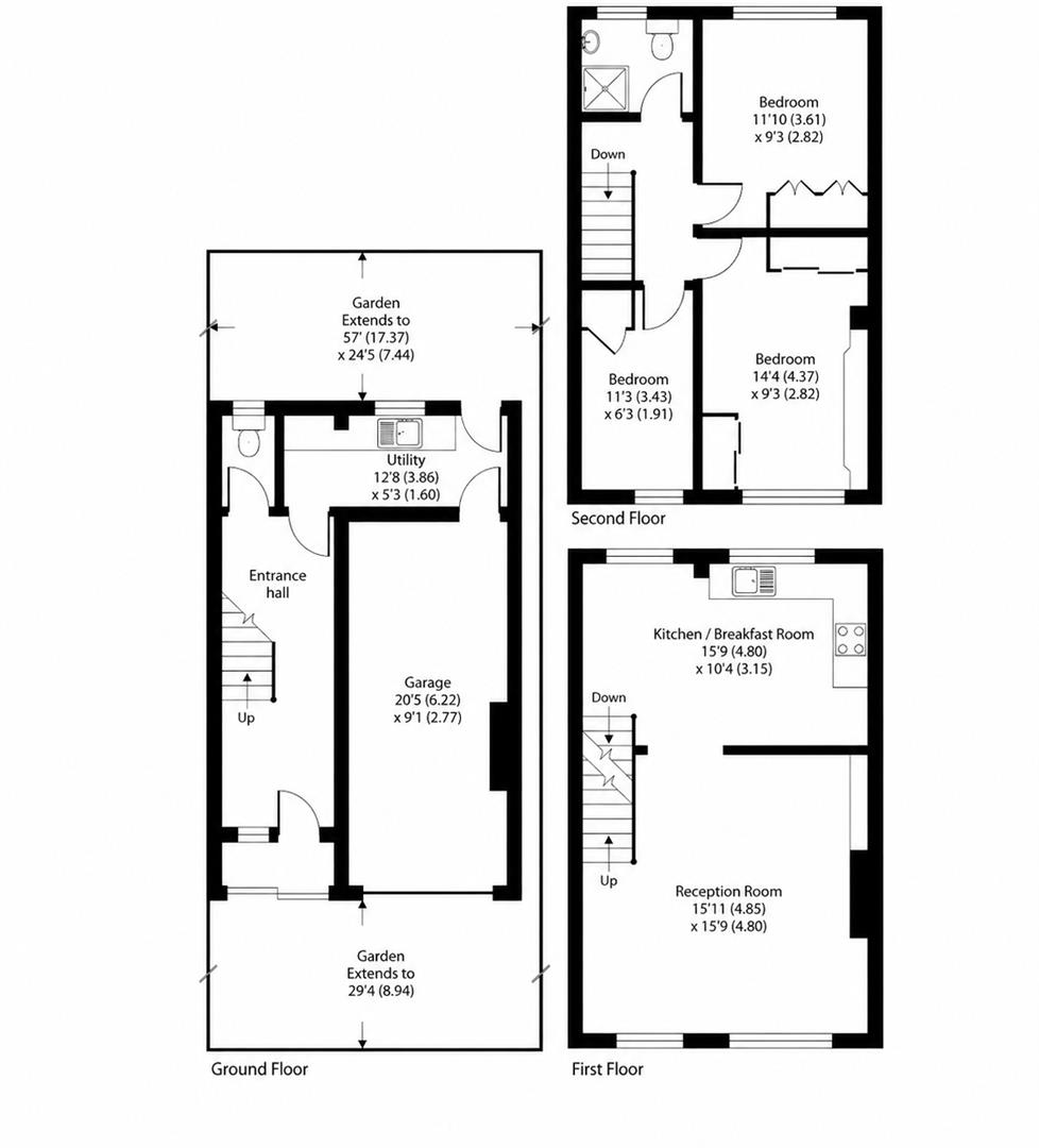 122, Mead Way, Bromley floorplan