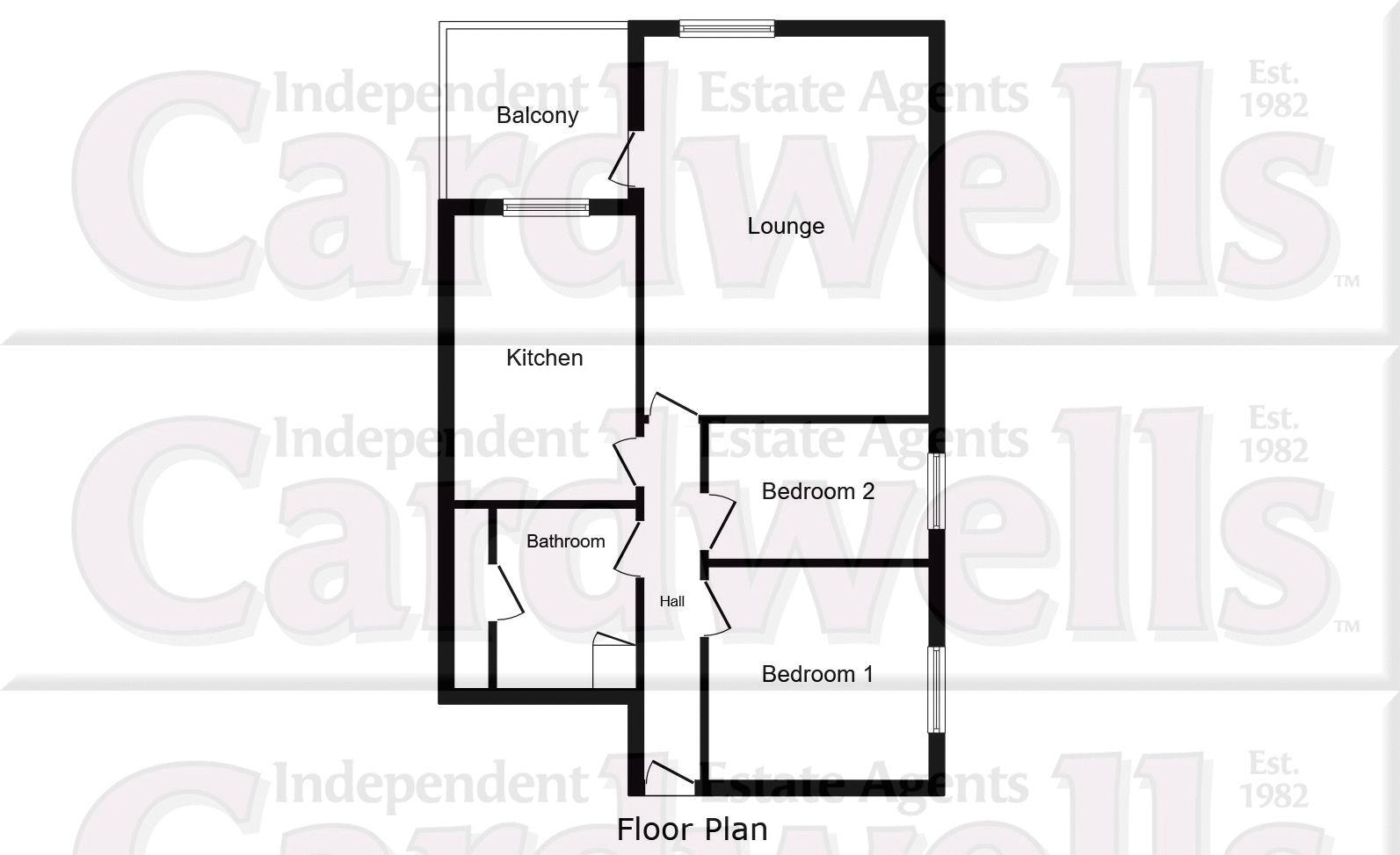 21 Blackshaw House, Fern Street, Bolton floorplan