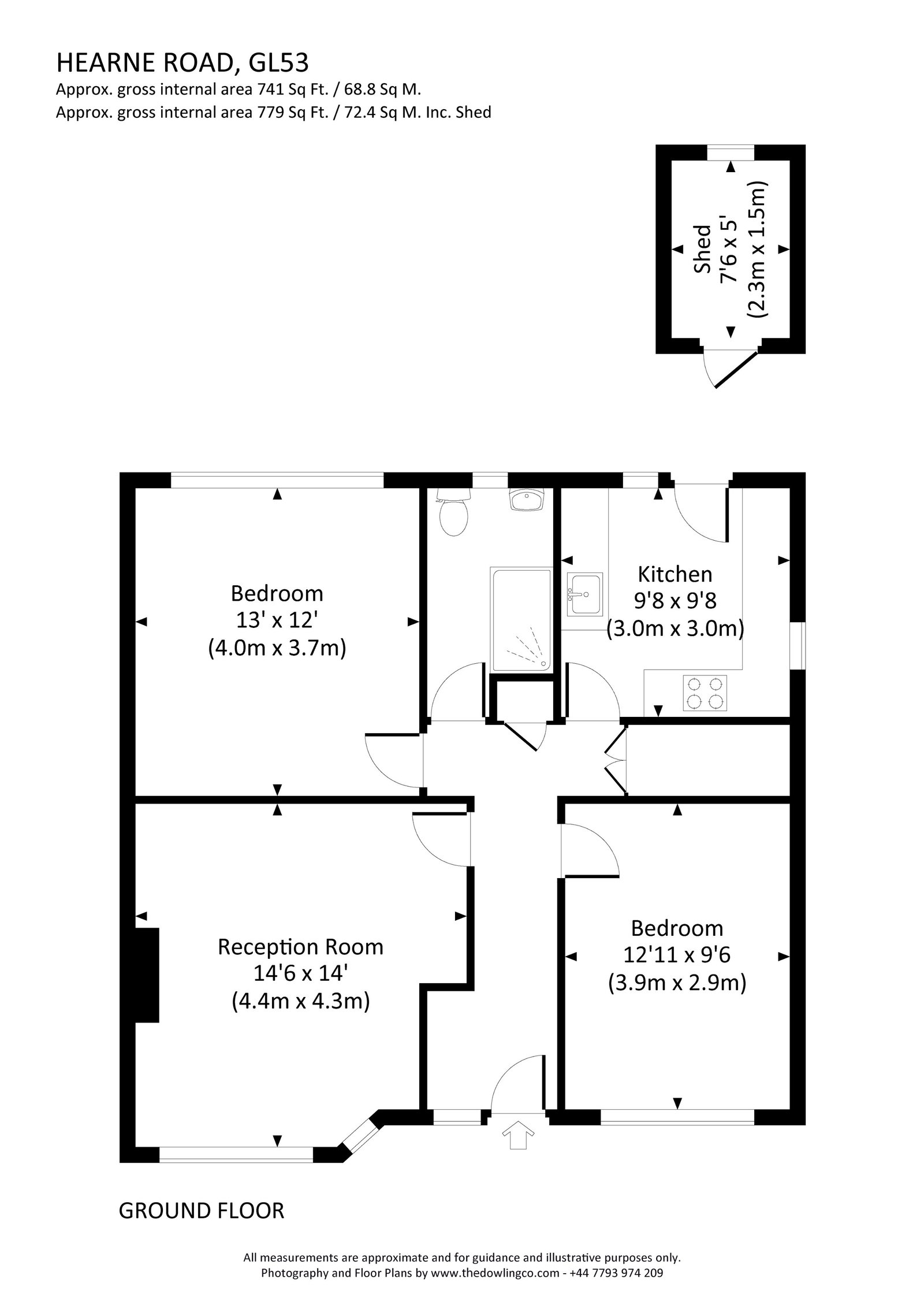 17, Hearne Road, Cheltenham floorplan