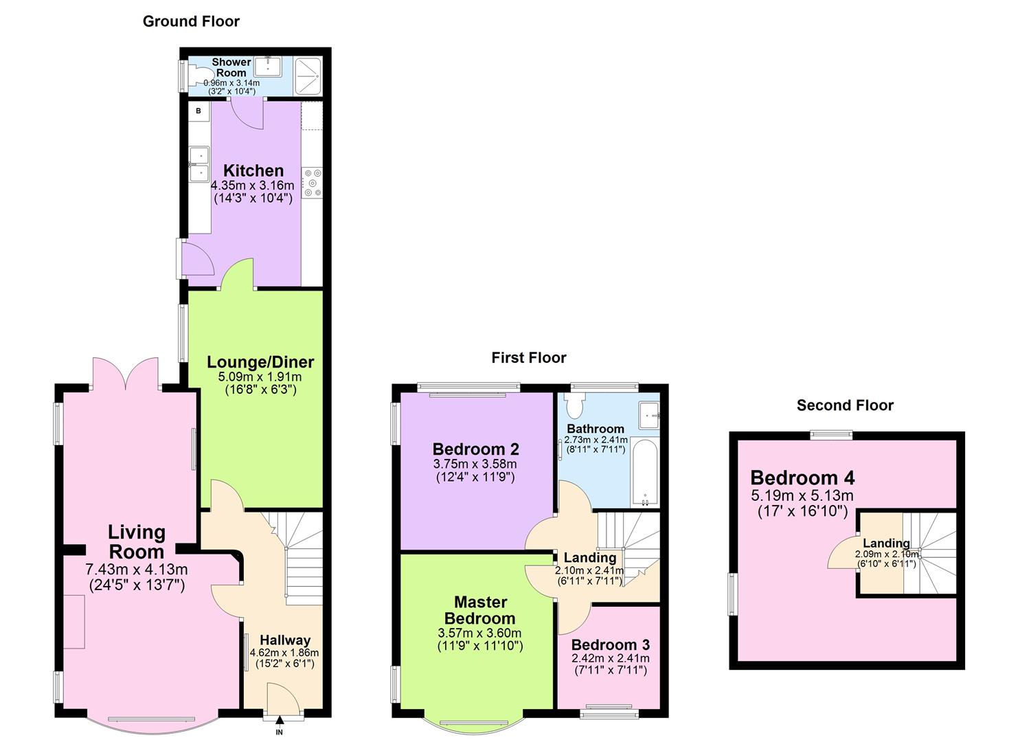 1, Grange Road, Gravesend floorplan
