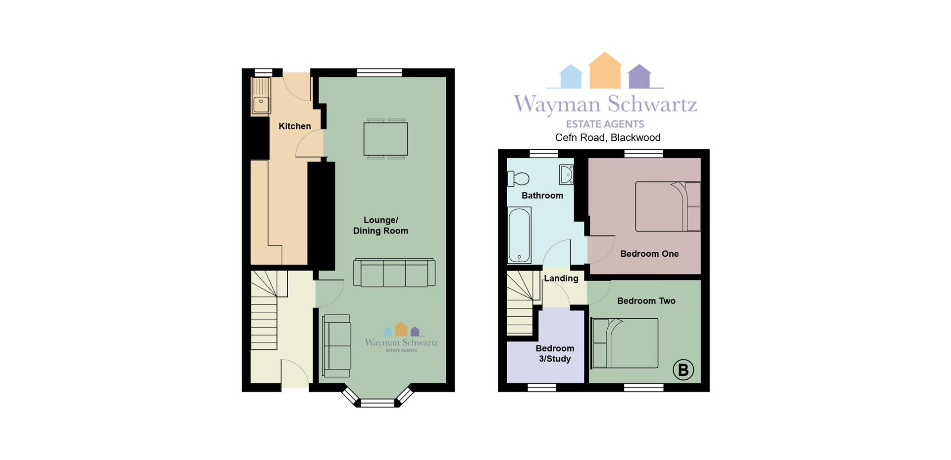 55, Cefn Road, Blackwood floorplan