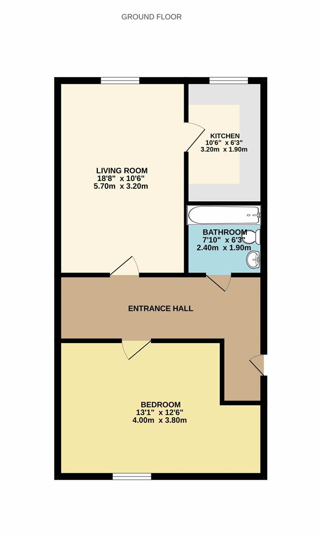 Flat 11, 17, Robinson Court, Churchdale Road, Eastbourne floorplan