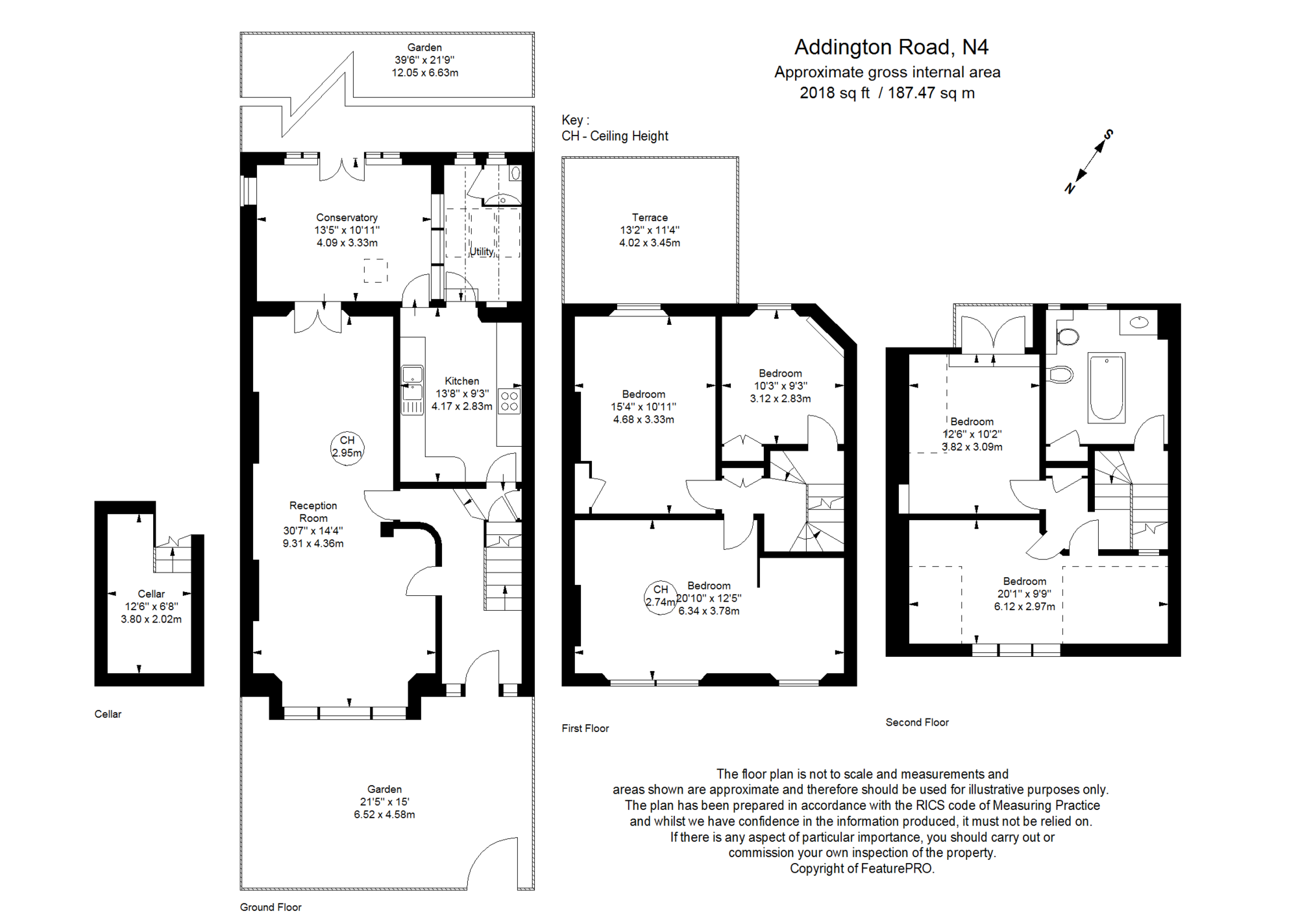 6 Bedrooms Terraced house for sale in Addington Road, London N4