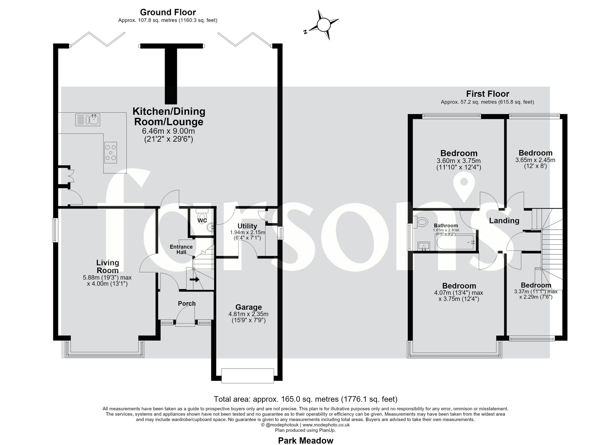 15 Park Meadow, Brentwood floorplan