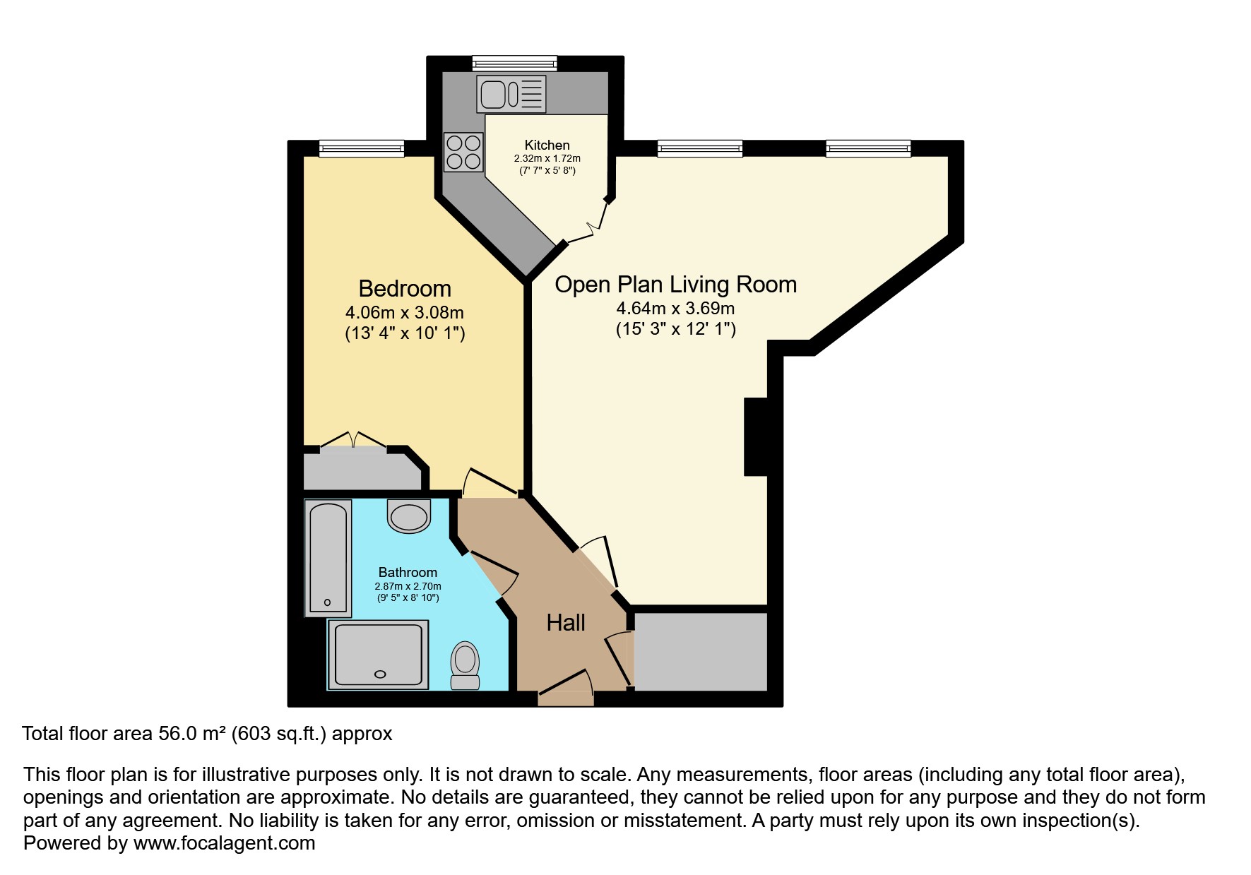 60, Nelson Court, Gravesend floorplan