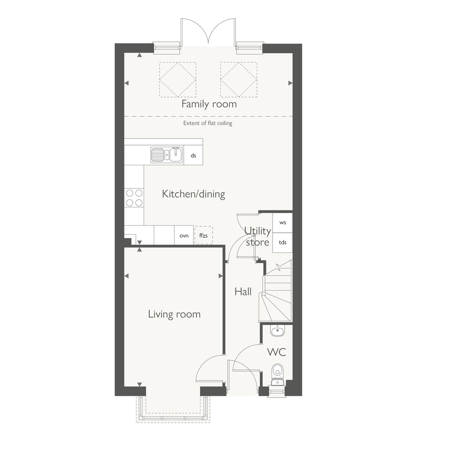 140, Barrowby Road, Grantham floorplan