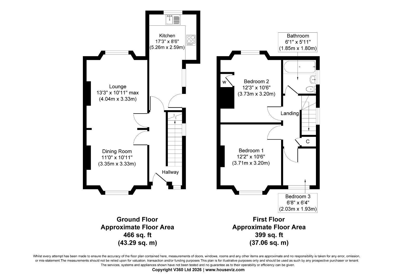 65, Crosthwaite Avenue, Eastham floorplan