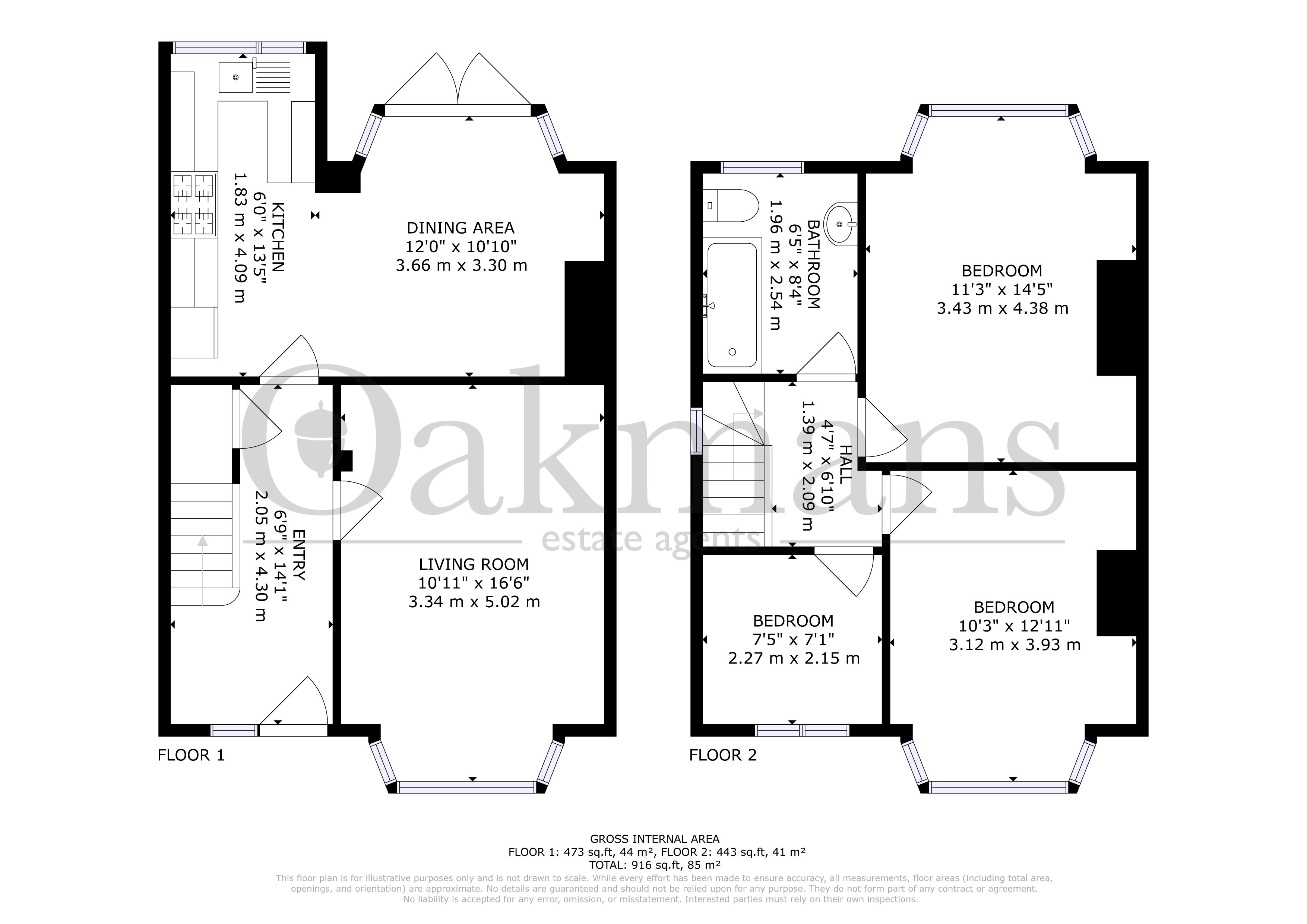 134, Alvechurch Road, West Midlands floorplan