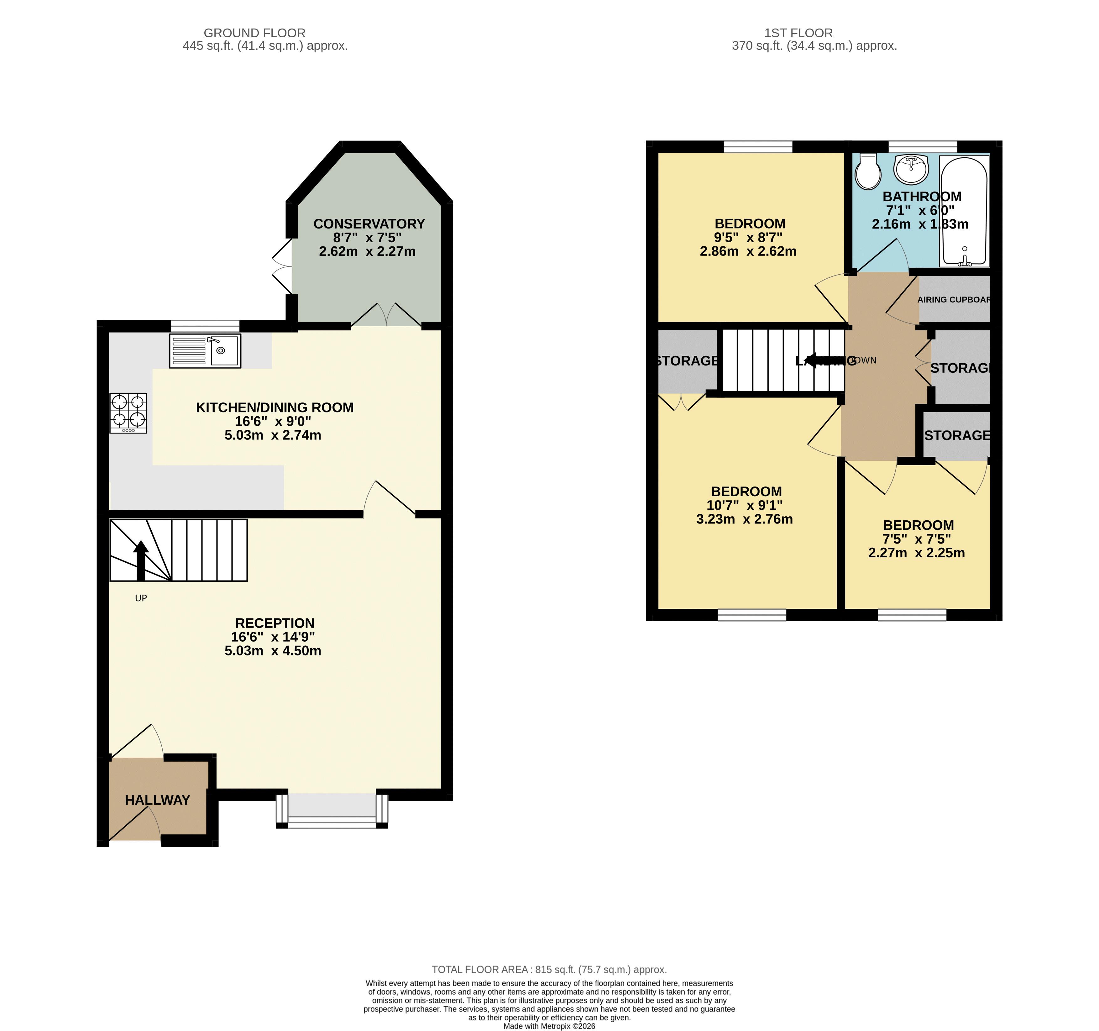 11, Fawley Close, Hereford floorplan