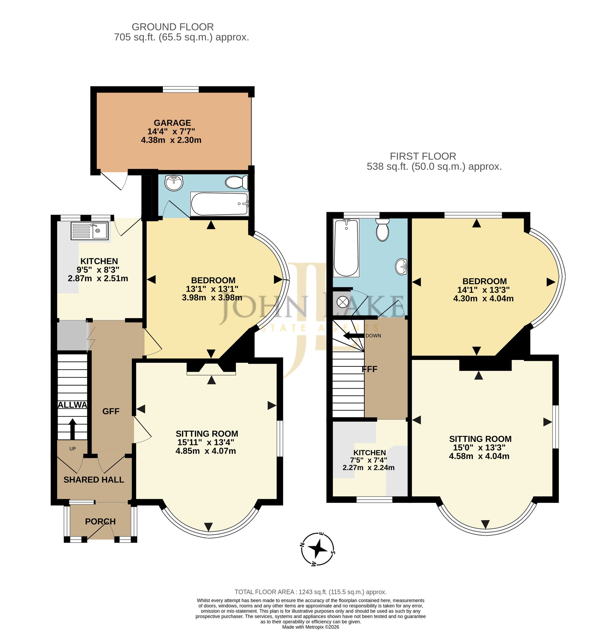 1 Netherleigh Road, Torquay floorplan