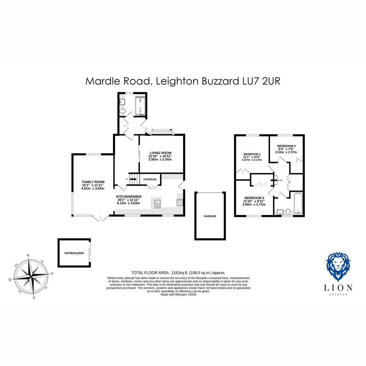 Mardle Road, Leighton Buzzard floorplan