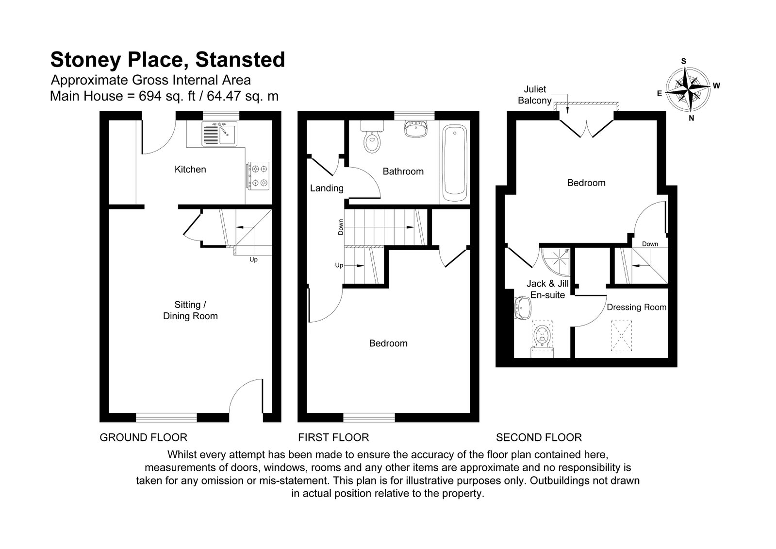 6, Stoney Place, Stansted floorplan