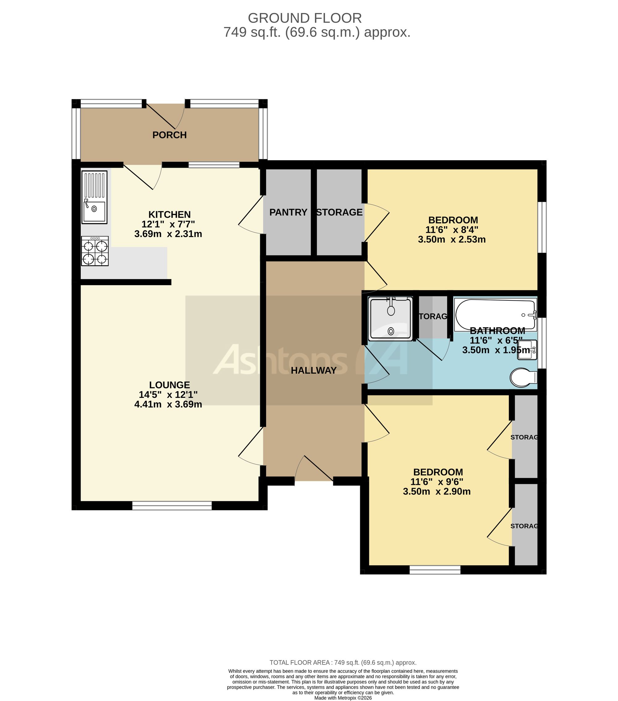 1 Springburn Gardens, Warrington floorplan
