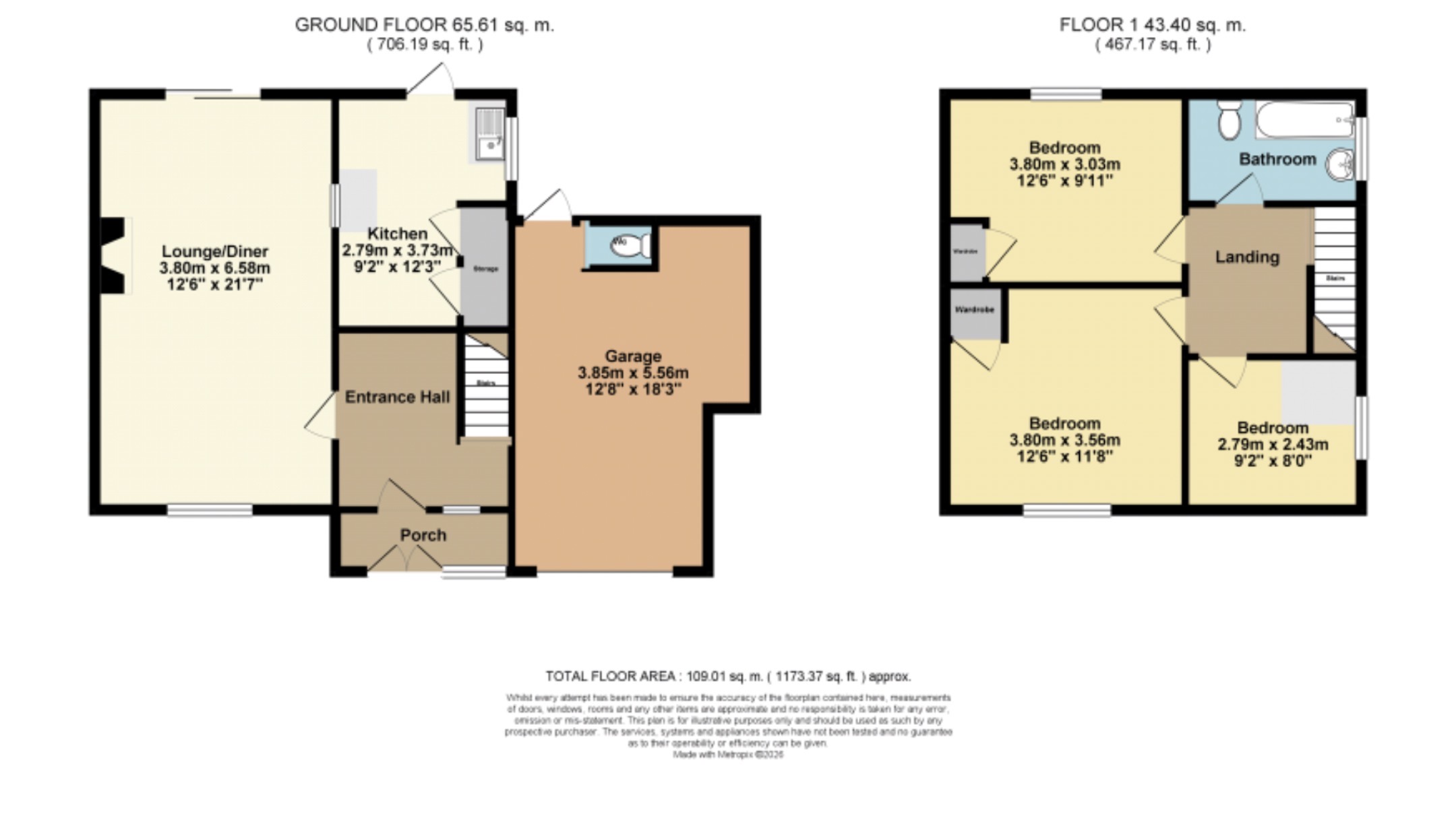 4, Yoakley Square, Kent floorplan