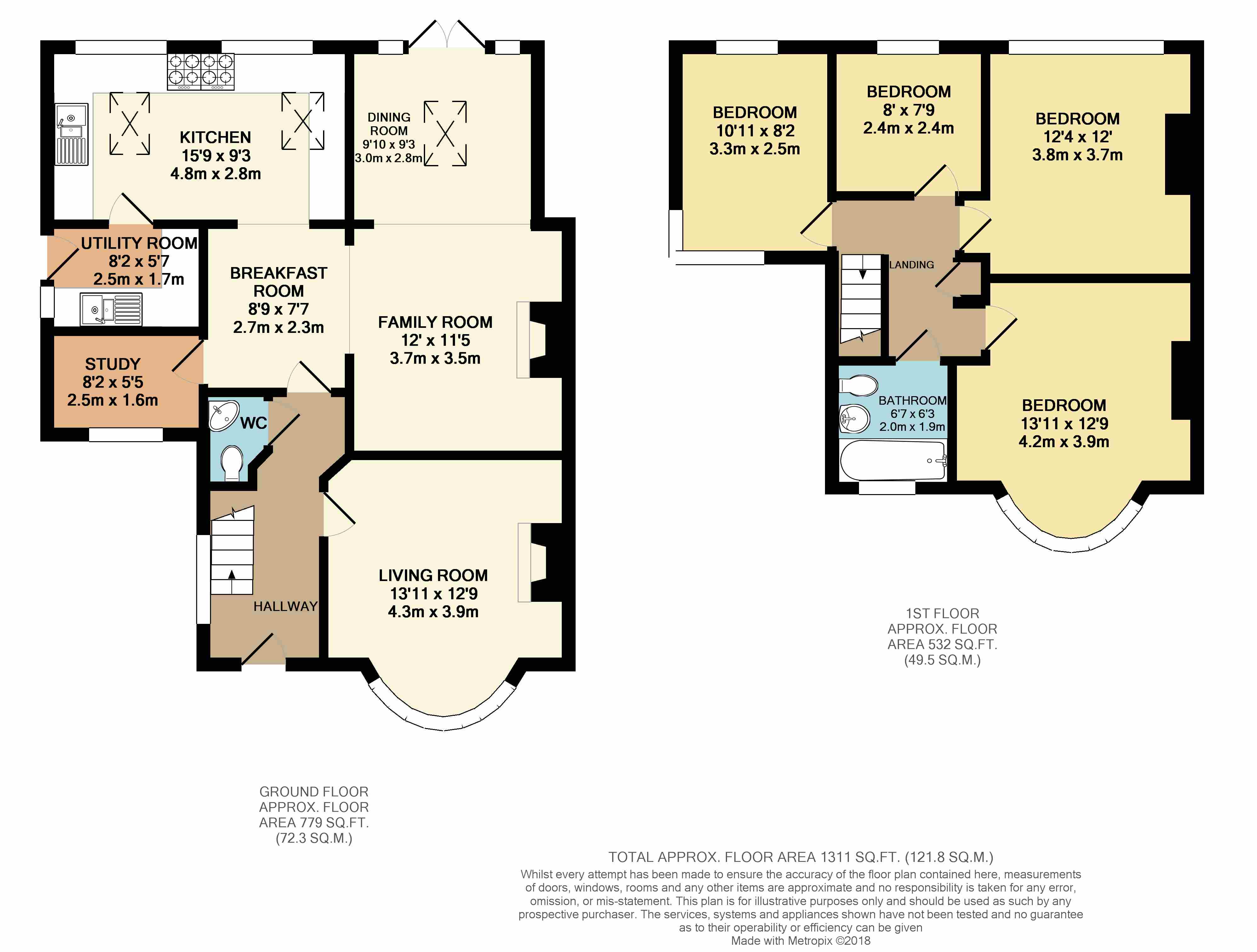 4 Bedrooms Semi-detached house for sale in Guildford Road, Horsham RH12