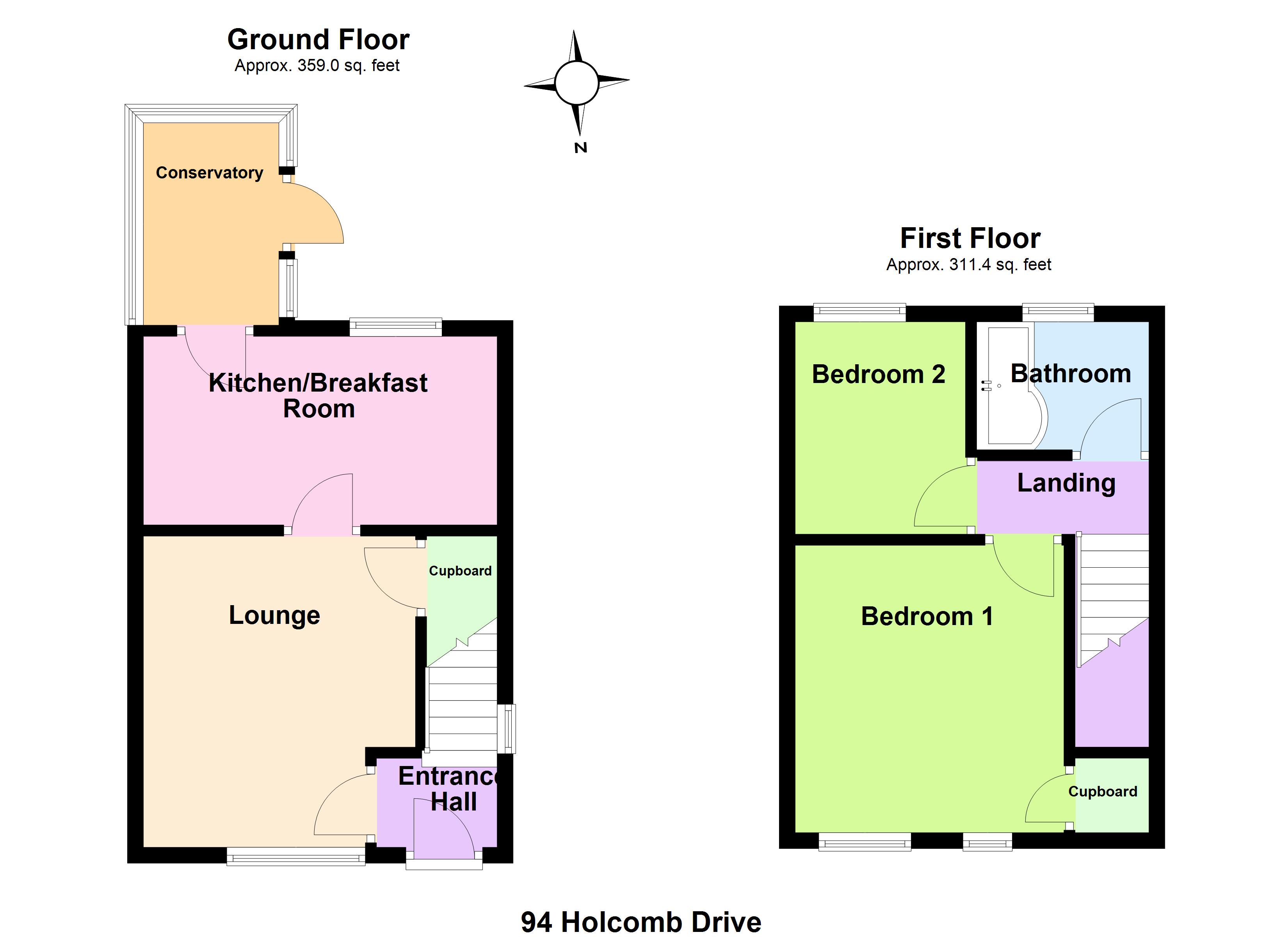94, Holcombe Drive, Powys floorplan