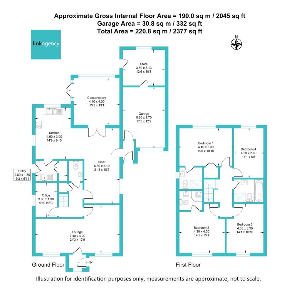 Berhilholme, Hull Road, Osgodby floorplan