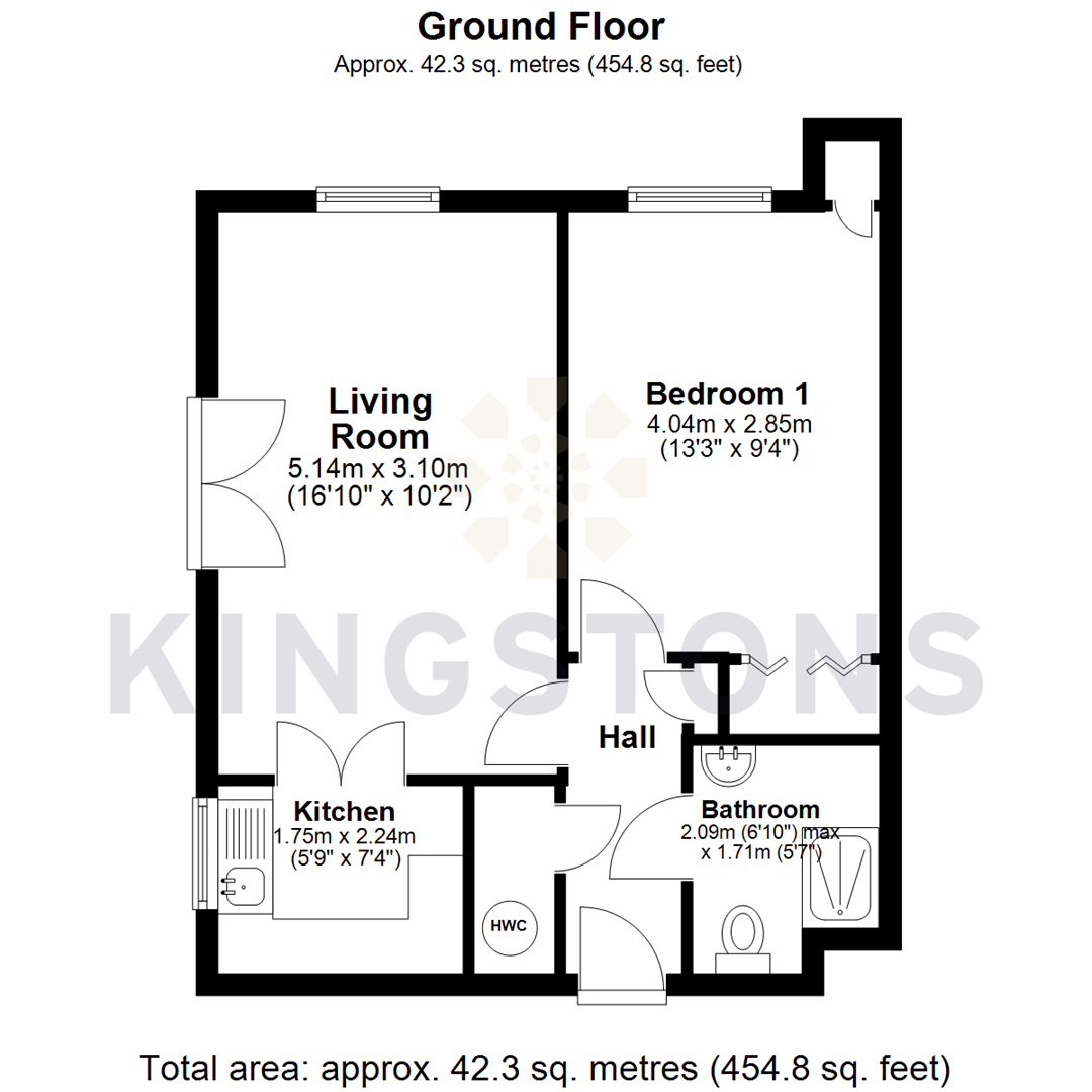 19, Giffords Court, Melksham floorplan