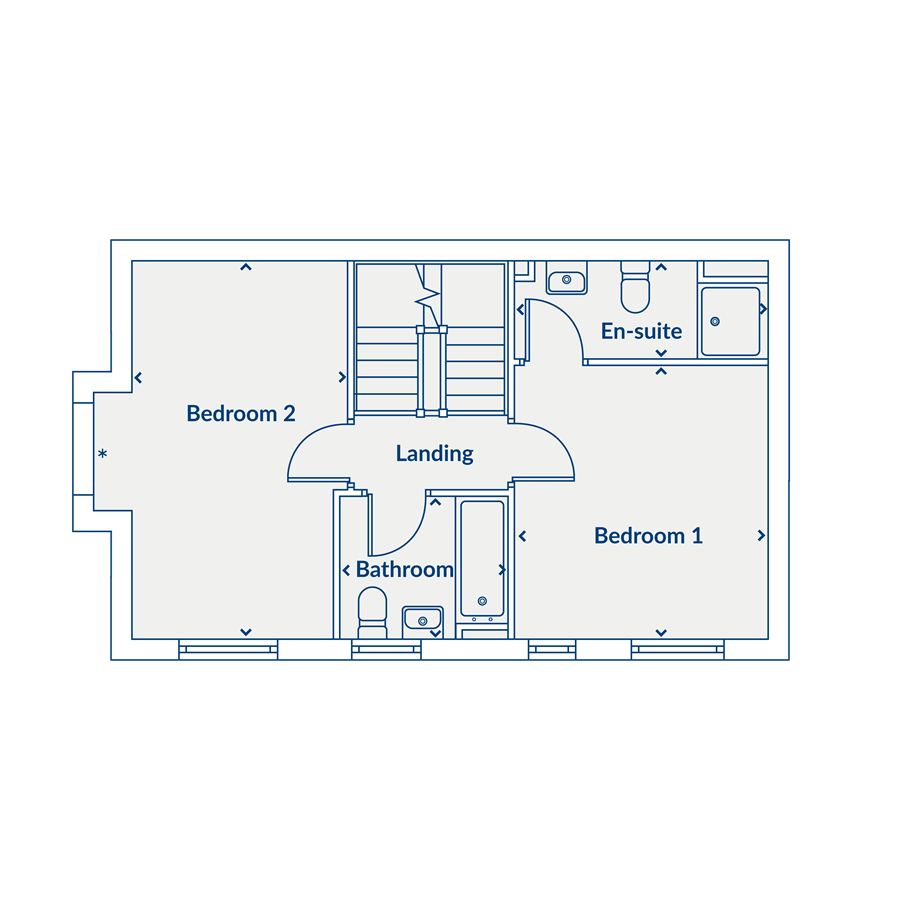 Plot 89, Keepmoat - Haworth Place Sales Office, Tattenhoe Park, Milton Keynes floorplan