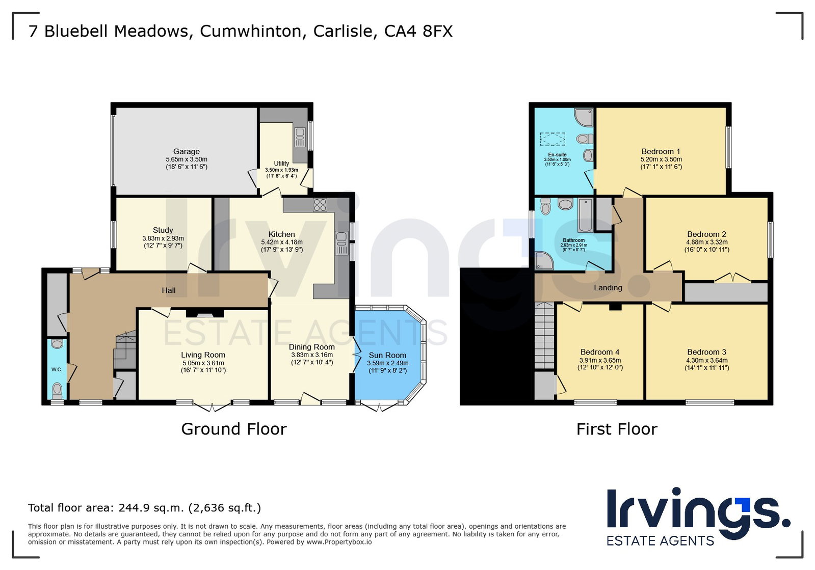 7, Bluebell Meadows, Cumwhinton, CA4 floorplan