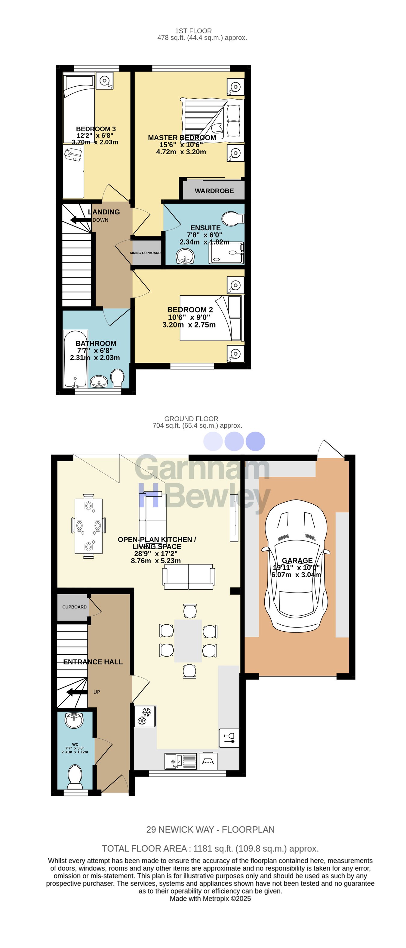 29, Newick Way, East Grinstead floorplan