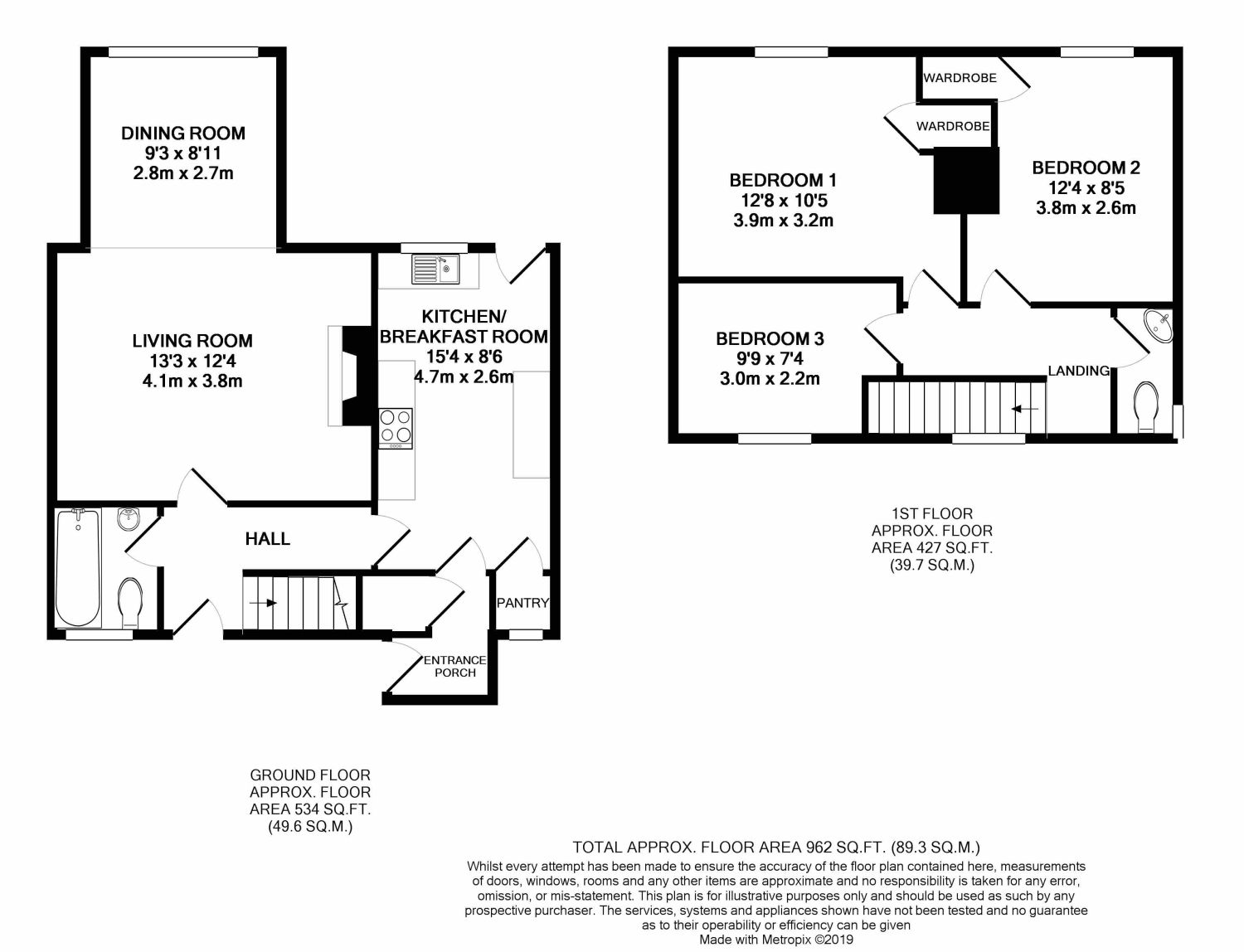 3 Bedrooms Terraced house for sale in Bryn De Winton, Brecon LD3