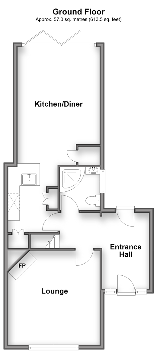 Hawthorne Avenue Rainham, Gillingham floorplan