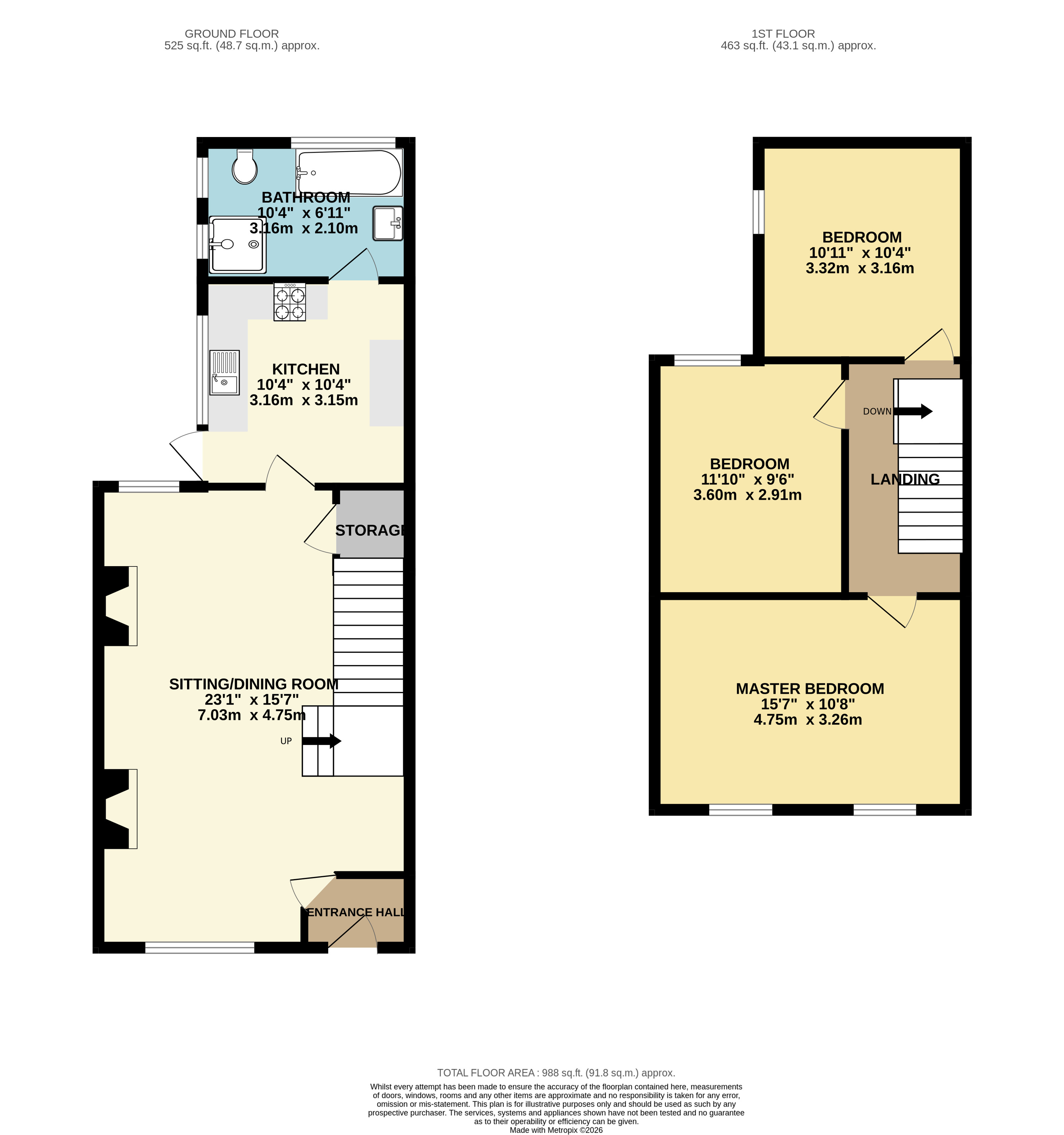 7, Lewis Street, Pontyclun floorplan