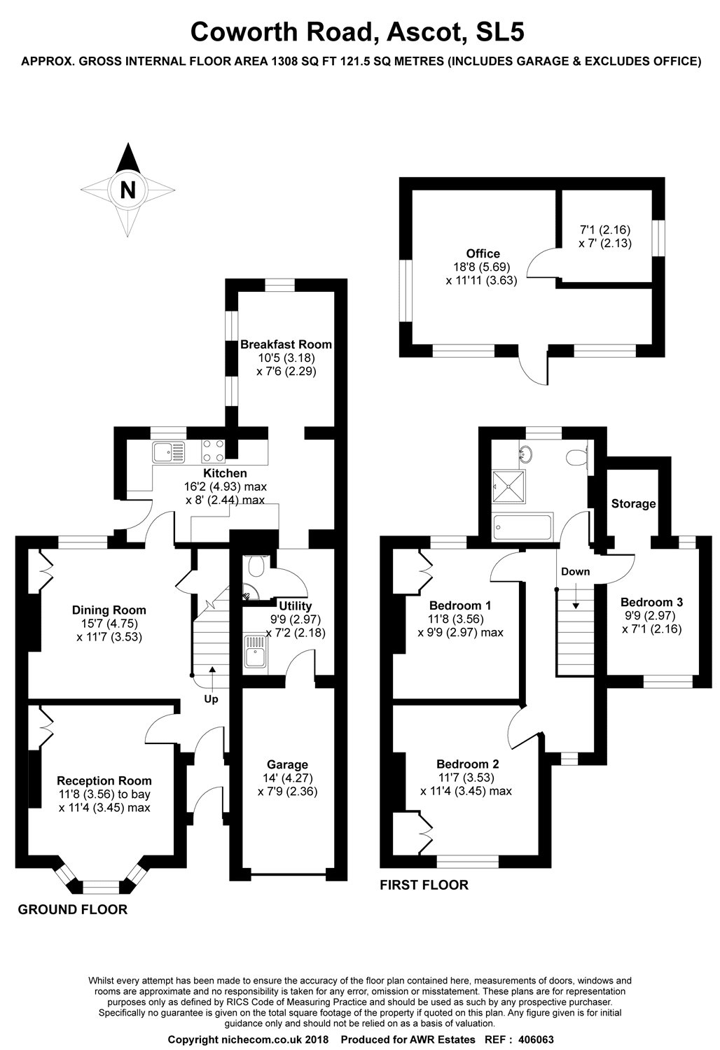 3 Bedrooms Semi-detached house for sale in Coworth Road, Ascot, Berkshire SL5