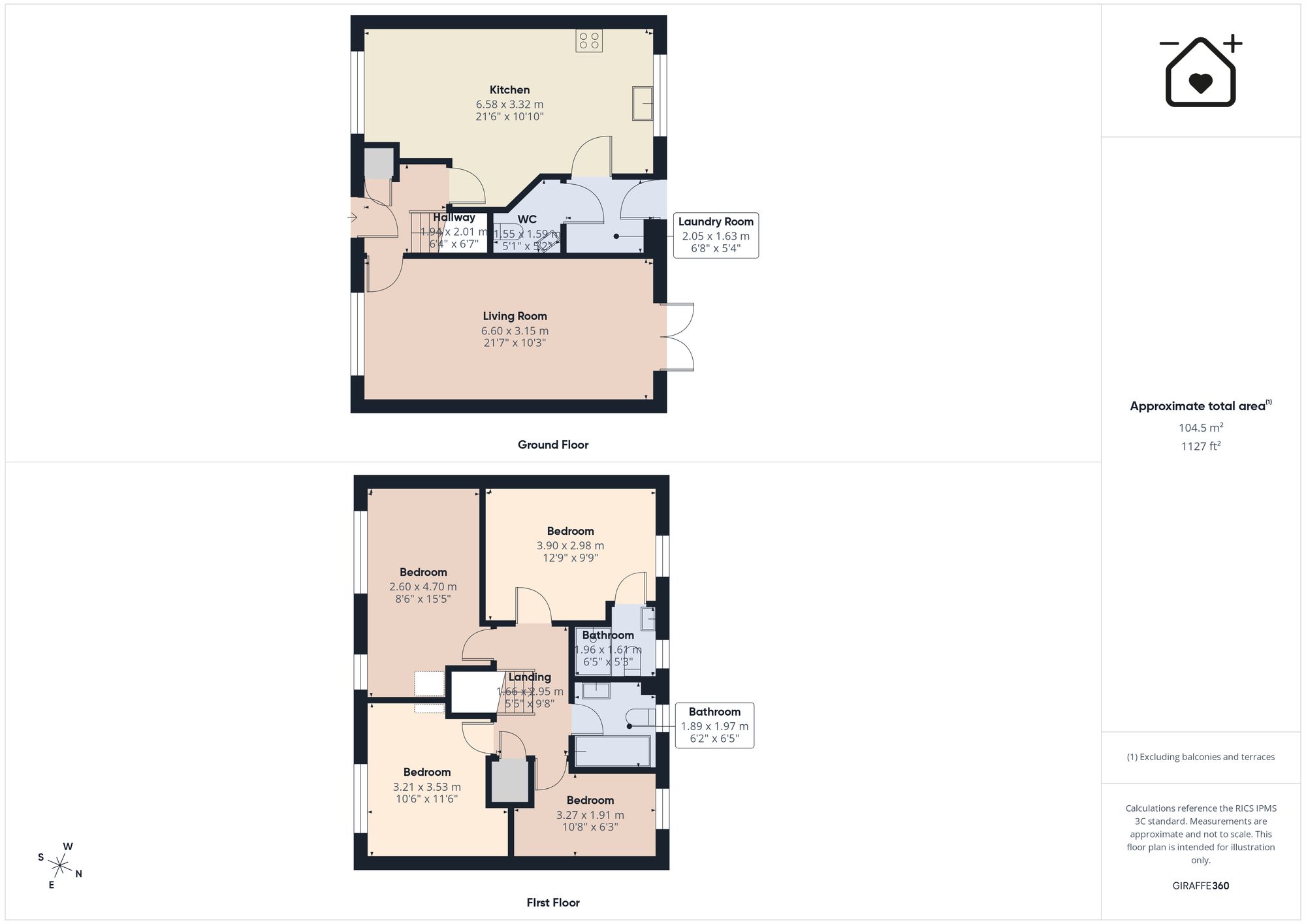 83 Ffordd Y Spitfire, Barry floorplan