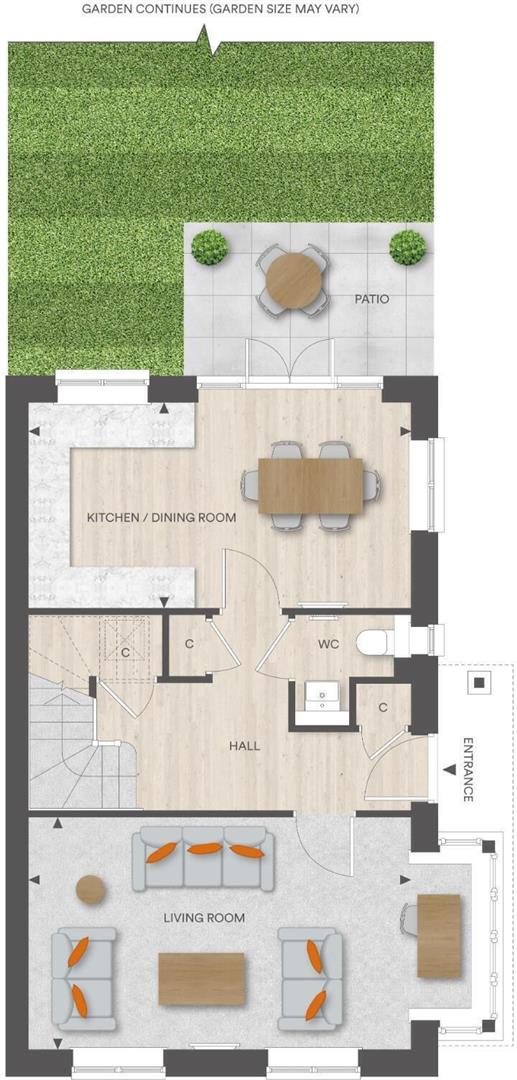 Plot 349, Foal Hurst Green, Tonbridge floorplan