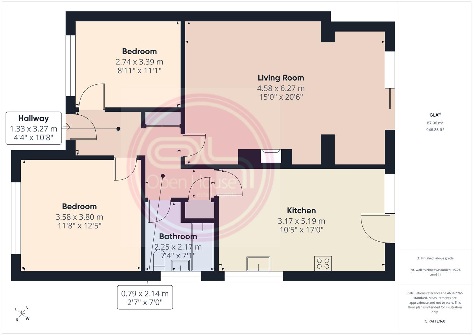 2, Winchester Drive, Swadlincote floorplan