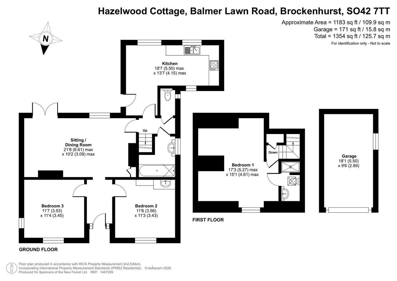 Hazelwood Cottage, Balmer Lawn Road, Brockenhurst floorplan