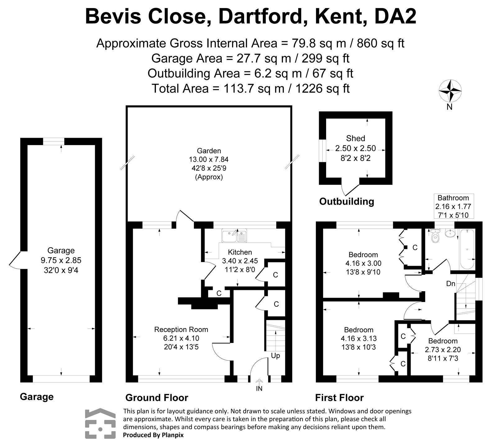 37, Bevis Close, Kent floorplan