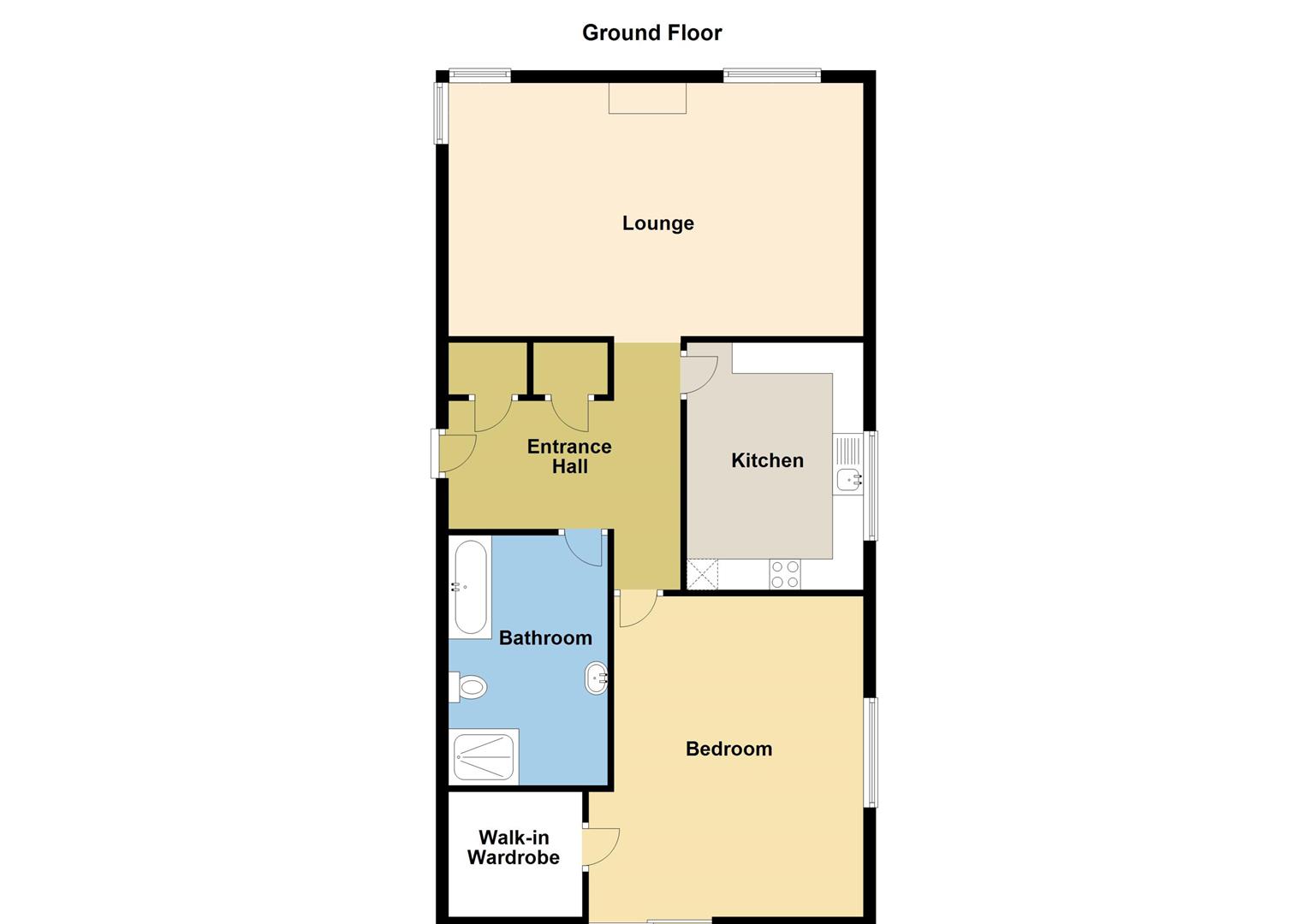 5 & The Annexe, Fairway, Carlyon Bay floorplan
