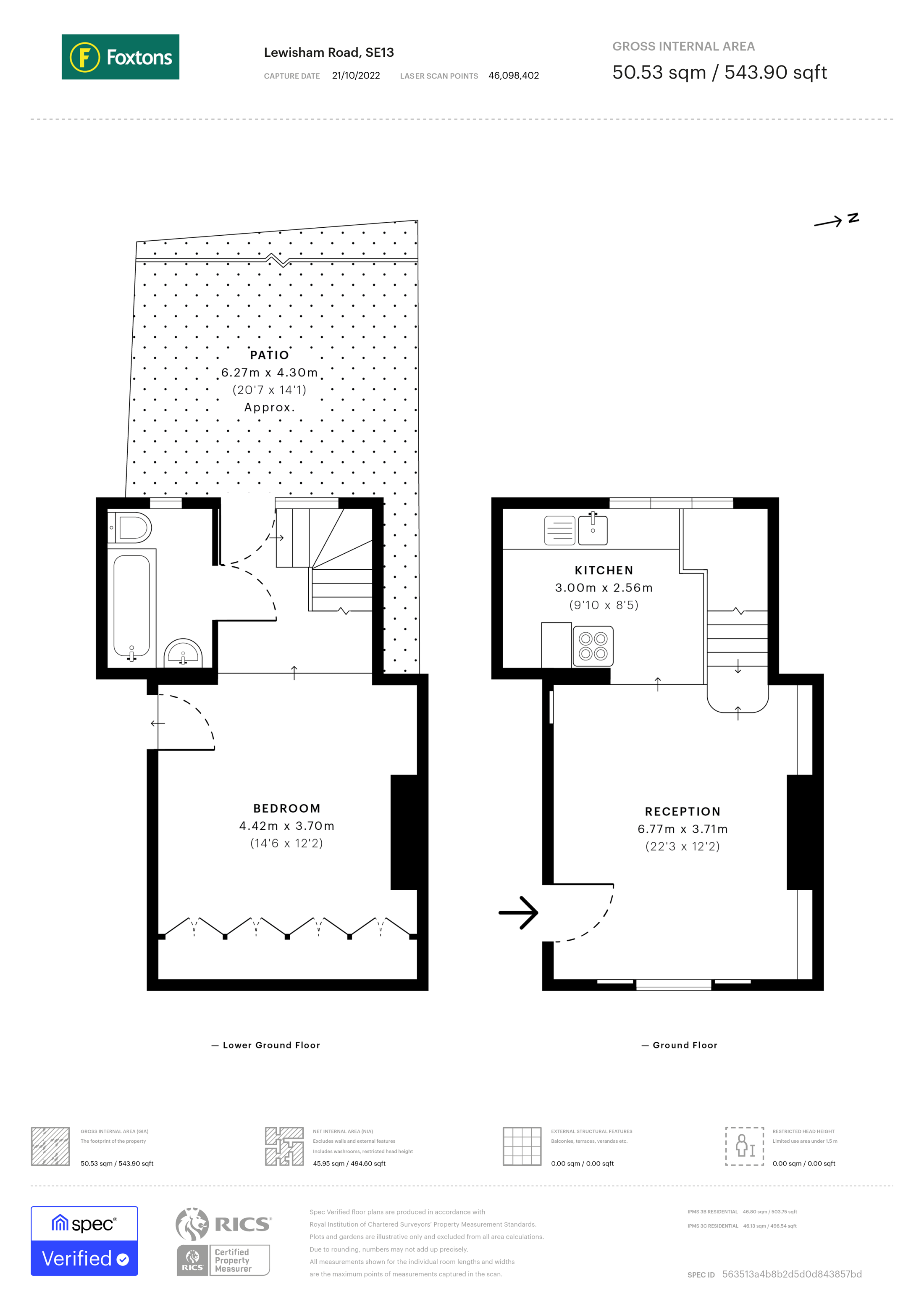 28, Lewisham Road floorplan
